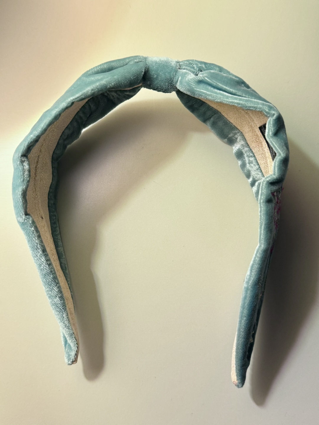 Embroidered Velvet Headband - photo 4
