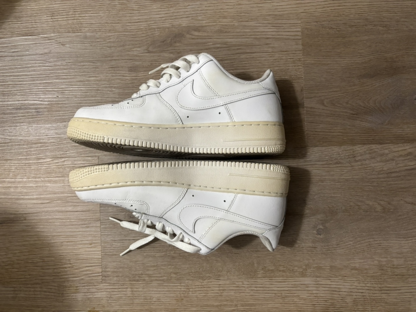 Nike Air Force 1 Low White Leather Sneakers