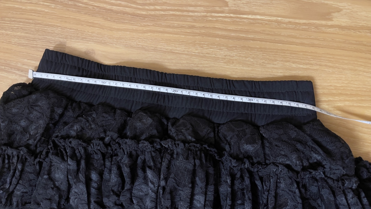 Black Lace High-Low Ruffle Skirt - photo 5