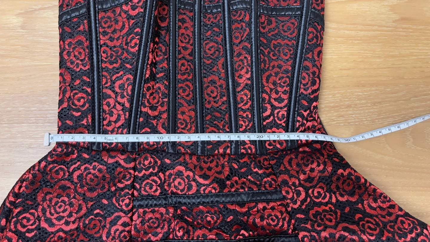 Red and Black Corset Dress image indicator(5)