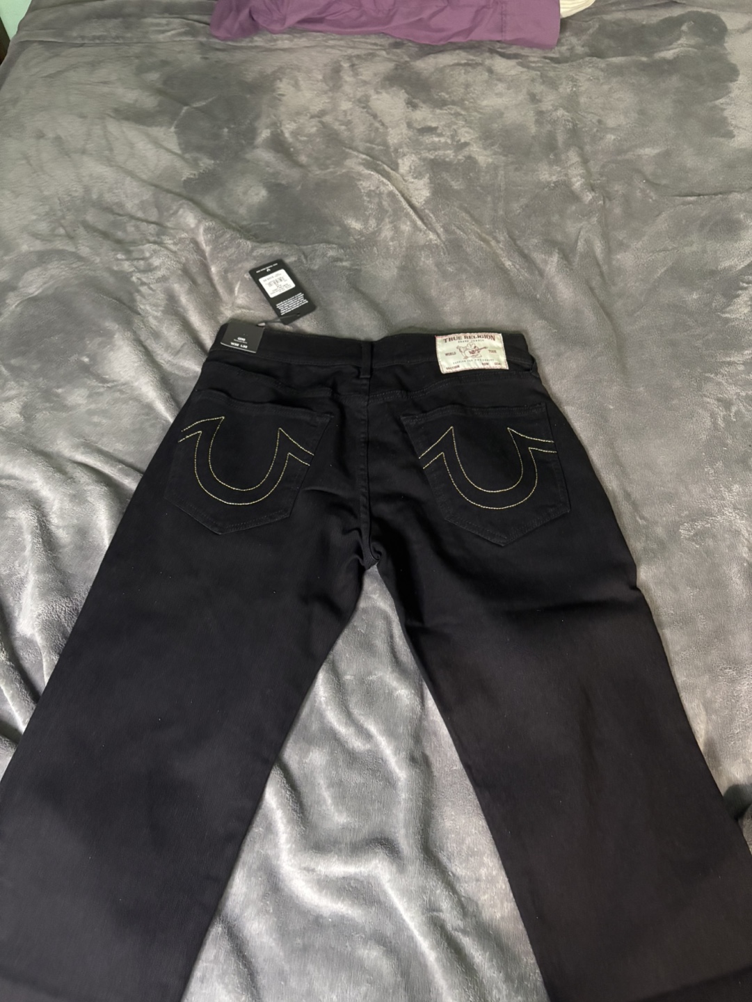 True Religion Geno Relaxed Slim Jeans - Black - Size 32x32 - photo 3