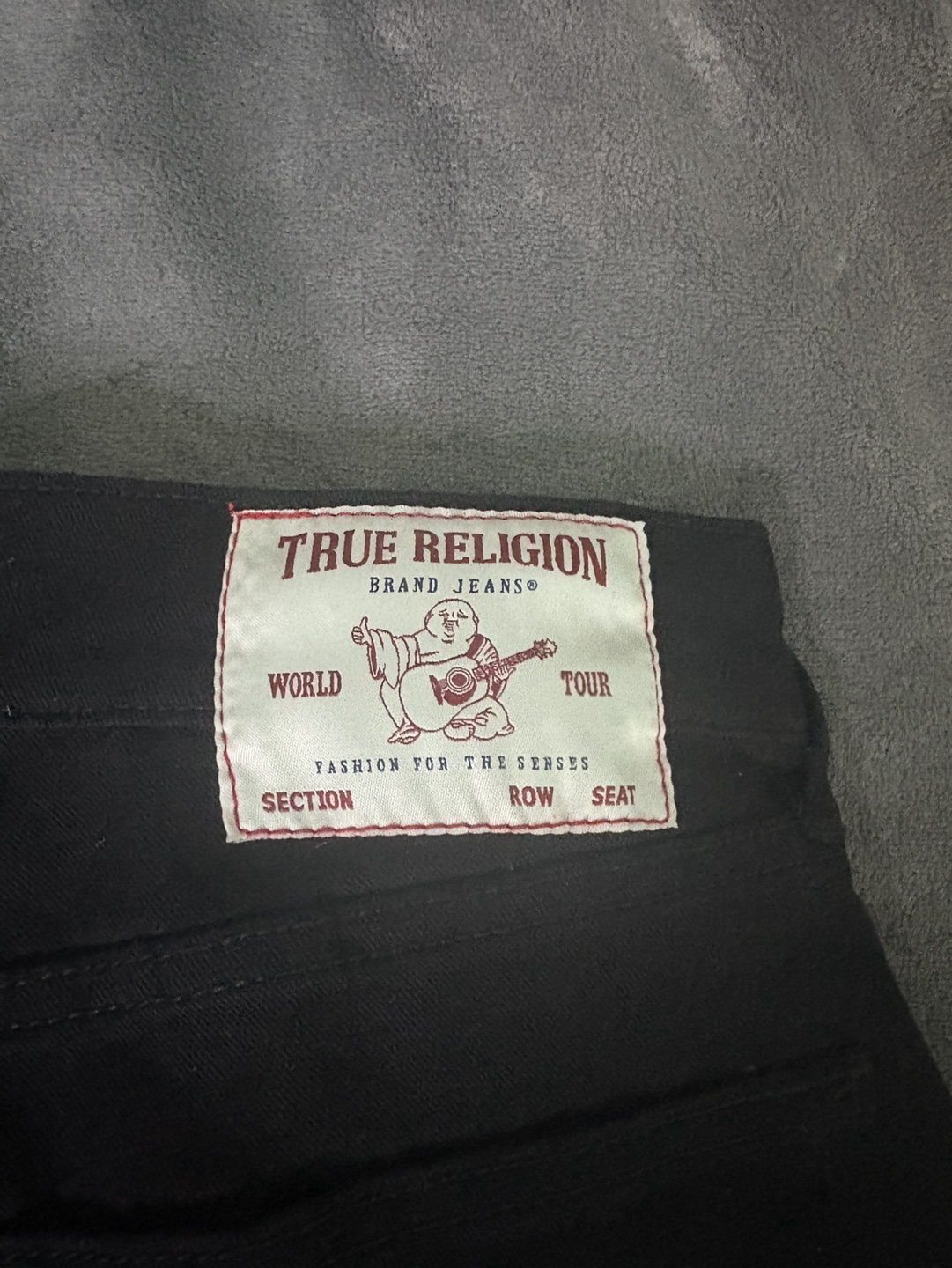 True Religion Geno Relaxed Slim Jeans - Black - Size 32x32