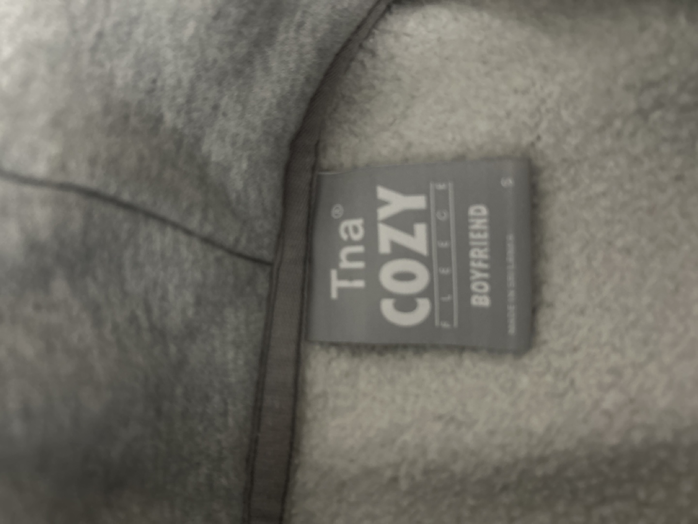 Tna Cozy Boyfriend Zip-Up Hoodie - photo 3