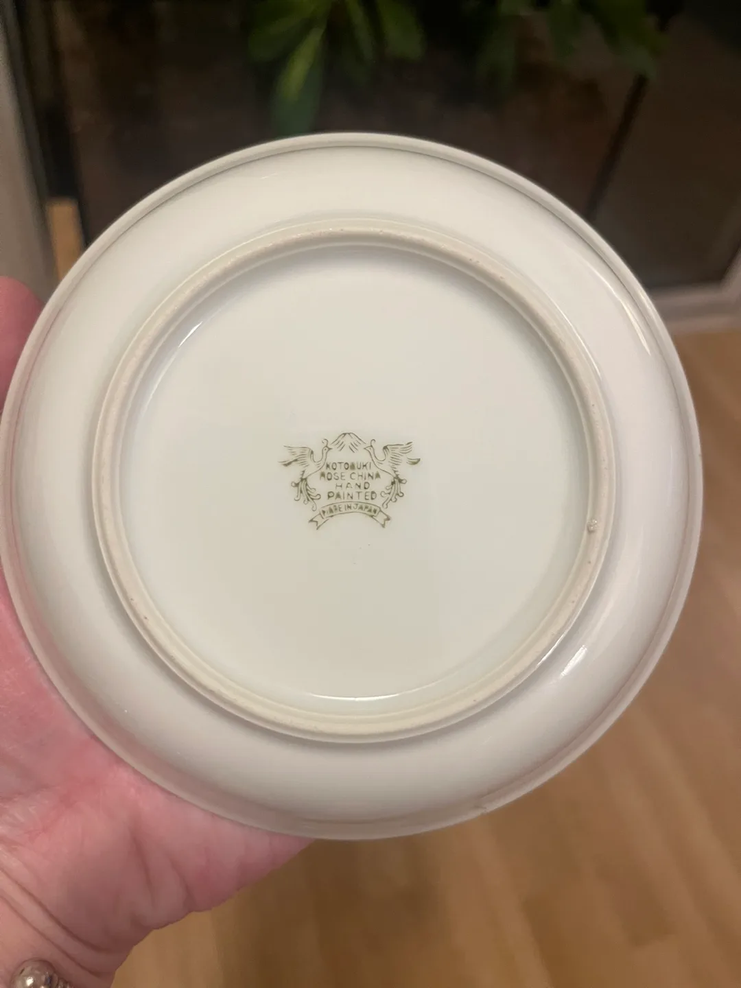 Vintage Kotobuki Rose China Hand-Painted Bowl image indicator(4)