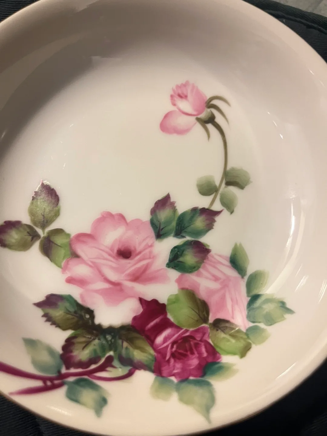 Vintage Kotobuki Rose China Hand-Painted Bowl image indicator(2)