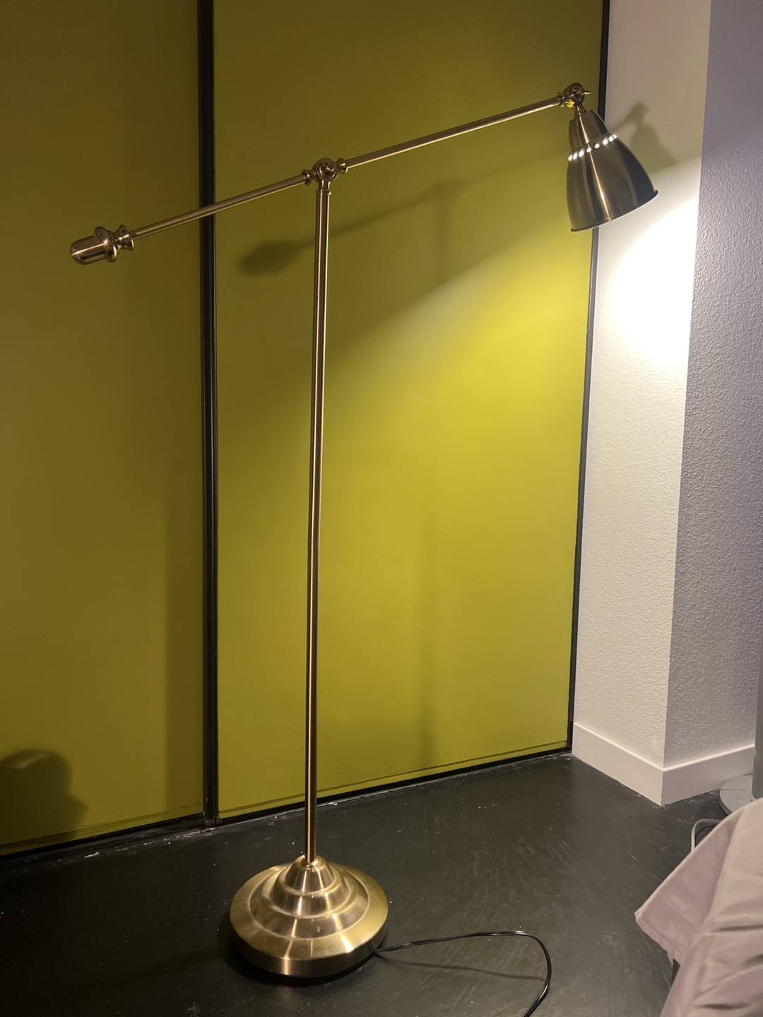 Brass Adjustable Floor Lamp