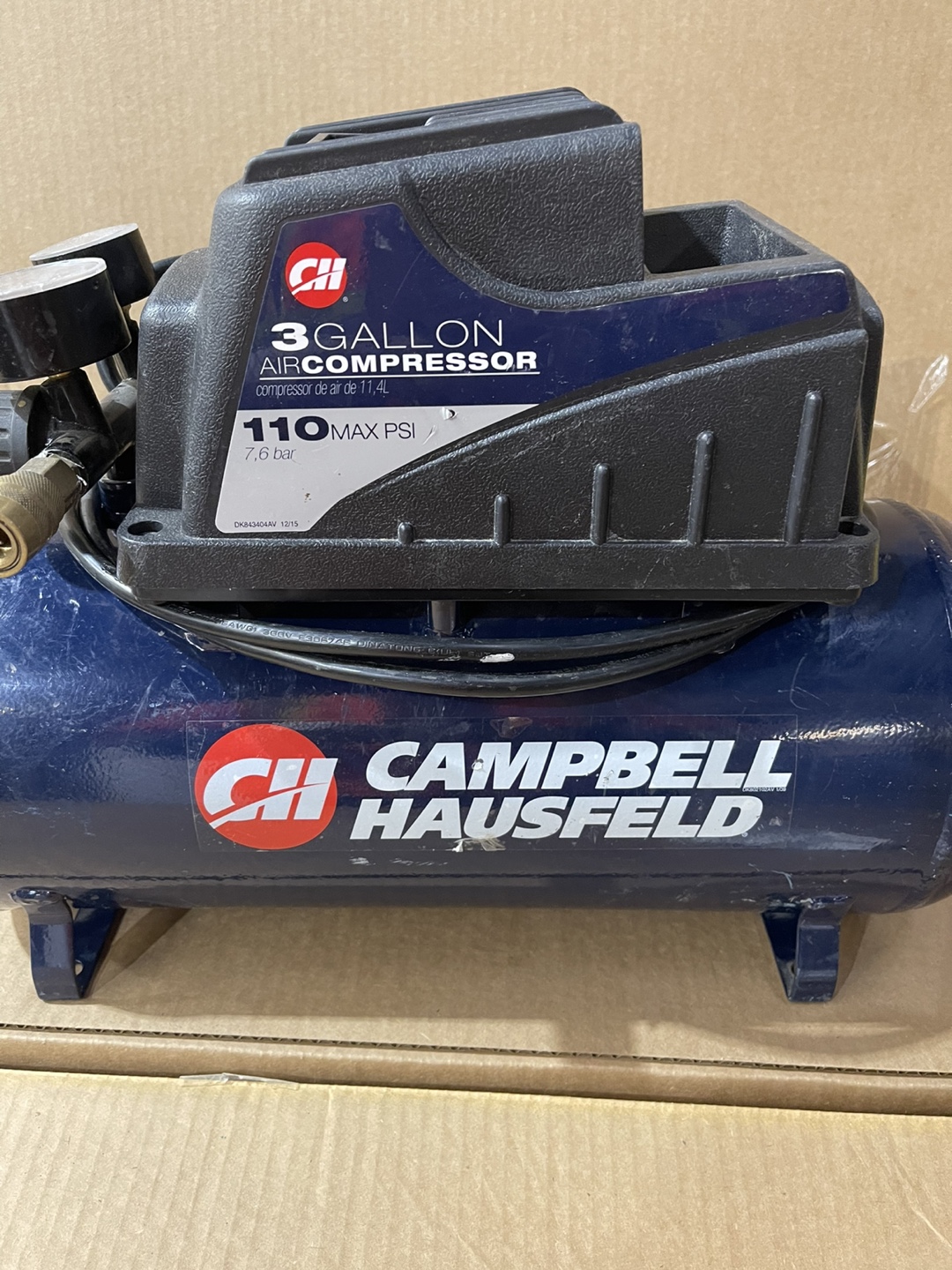 Campbell Hausfeld 3 Gallon Air Compressor