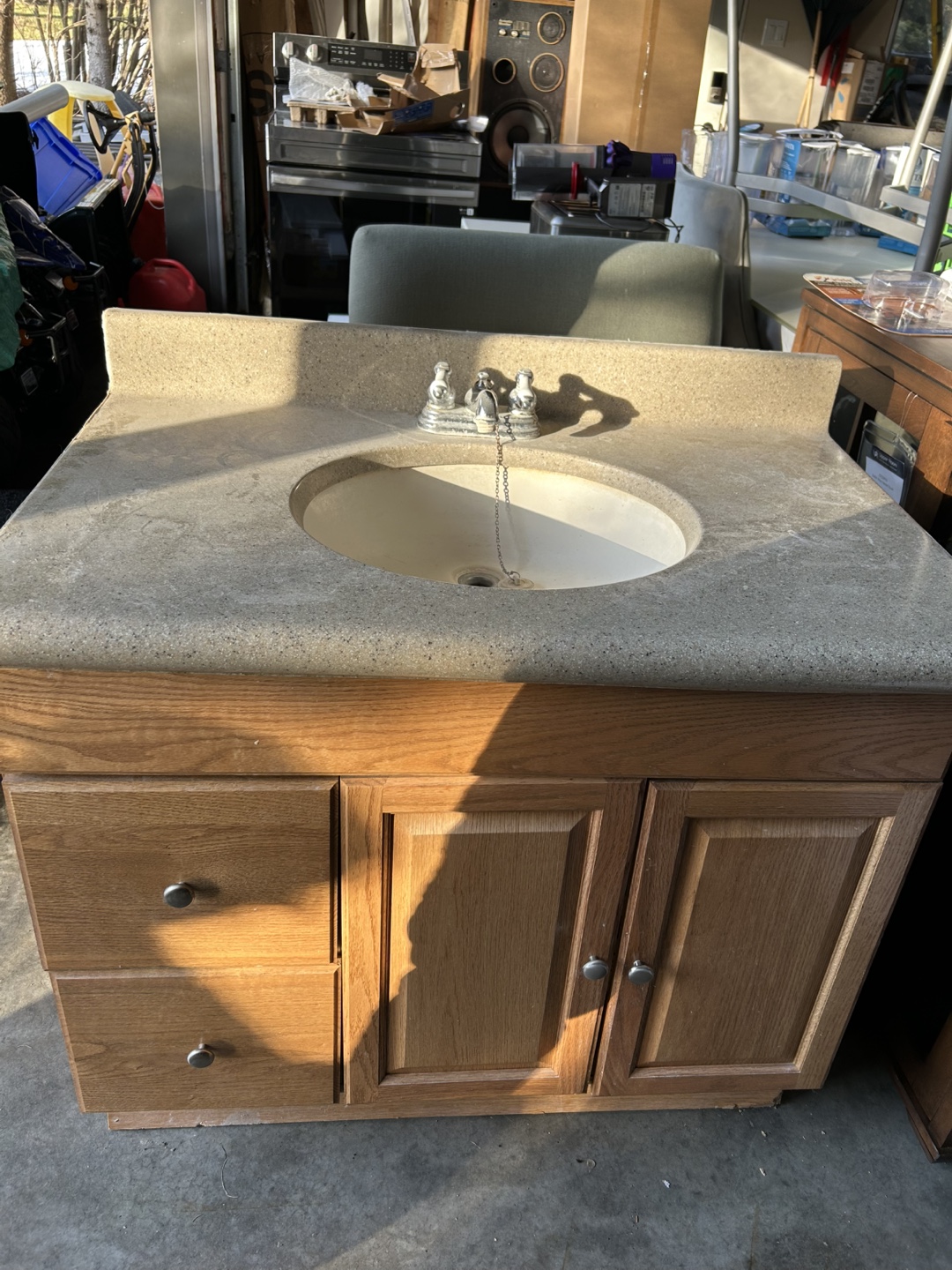 Bathroom Vanity with Laminate Countertop