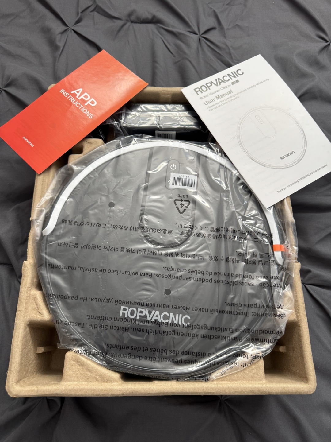 ROPVAGNIC Robot Vacuum Cleaner - Deep Black - photo 2