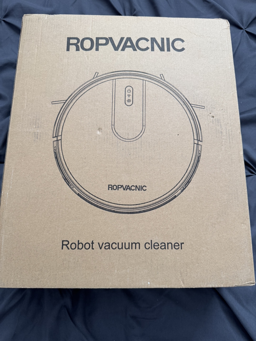 ROPVAGNIC Robot Vacuum Cleaner - Deep Black