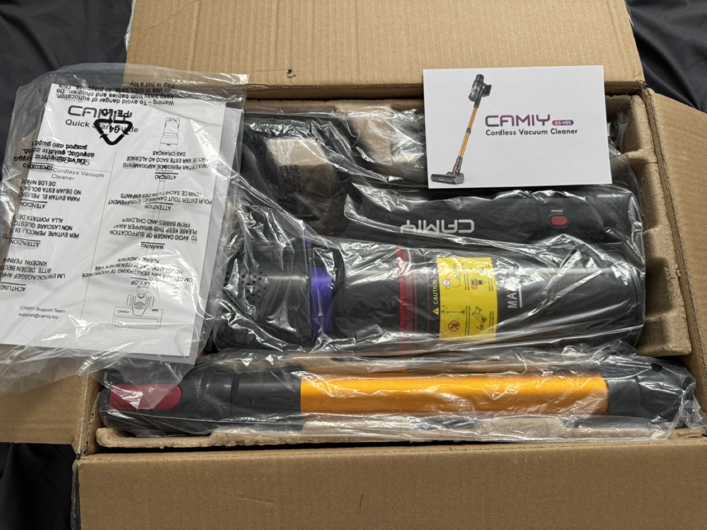 CAMIY GS-V05 Cordless Vacuum Cleaner - Brand New in Box - photo 2