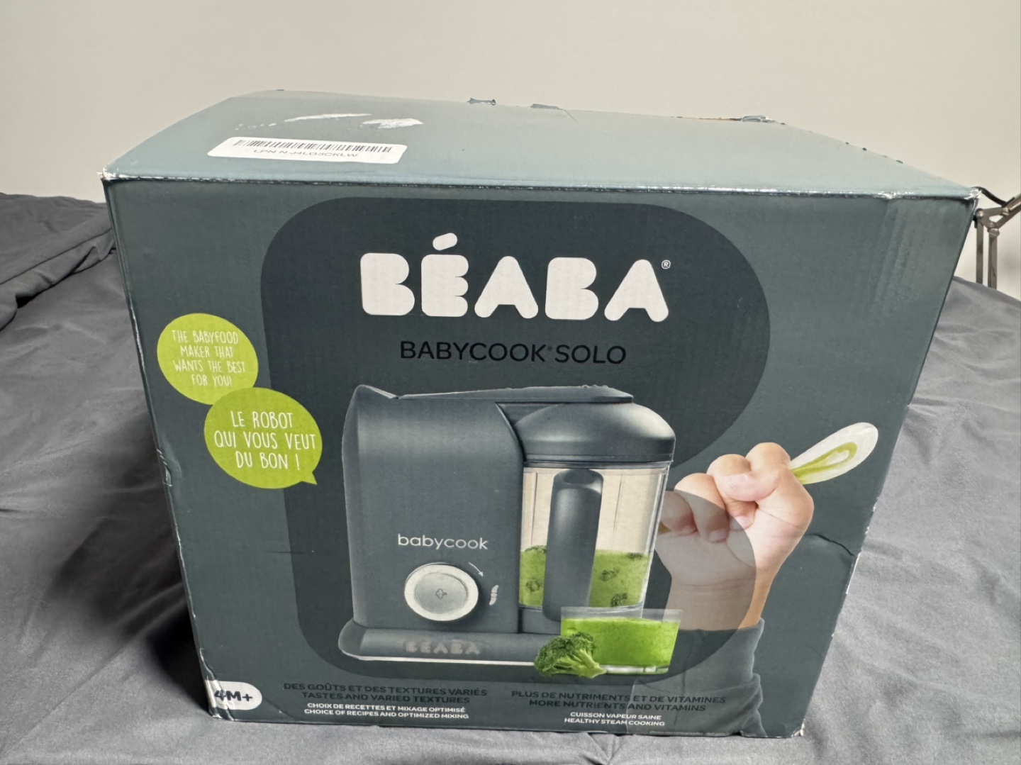 Beaba Babycook Solo - Charcoal - Brand New in Box