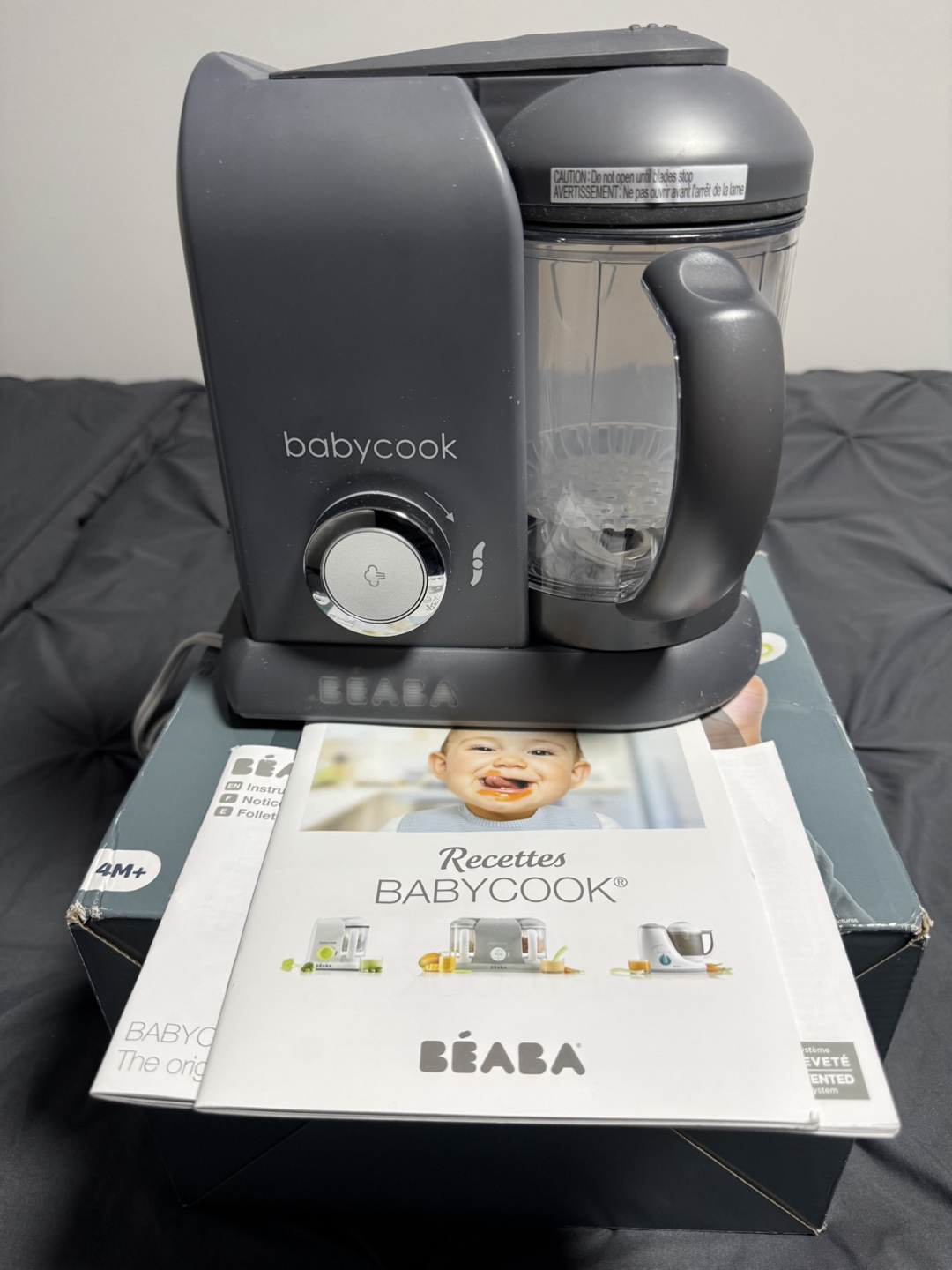 Beaba Babycook Solo - Charcoal - Brand New in Box - photo 2
