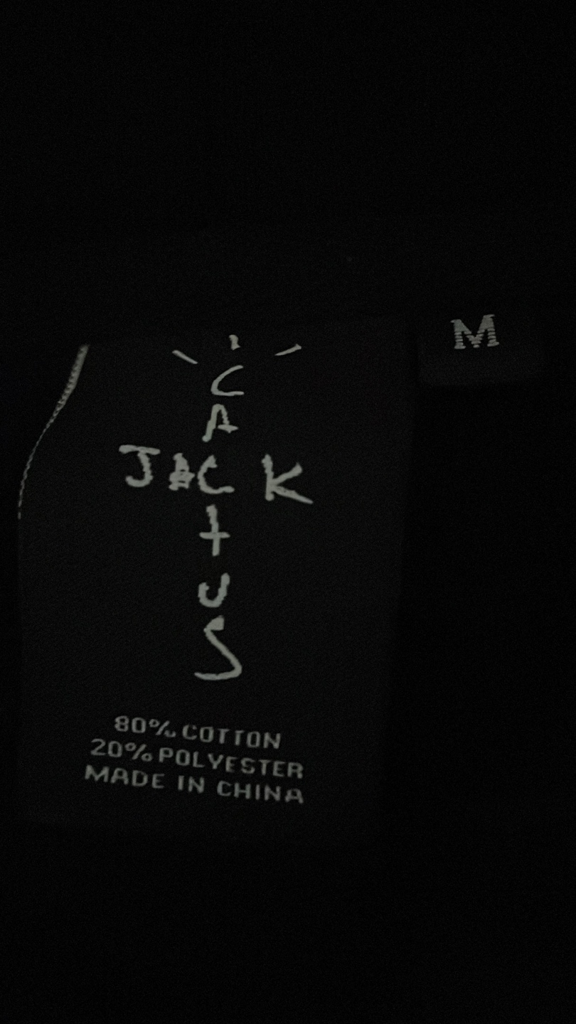 Cactus Jack Skeleton Zip-Up Hoodie - Size M - photo 3