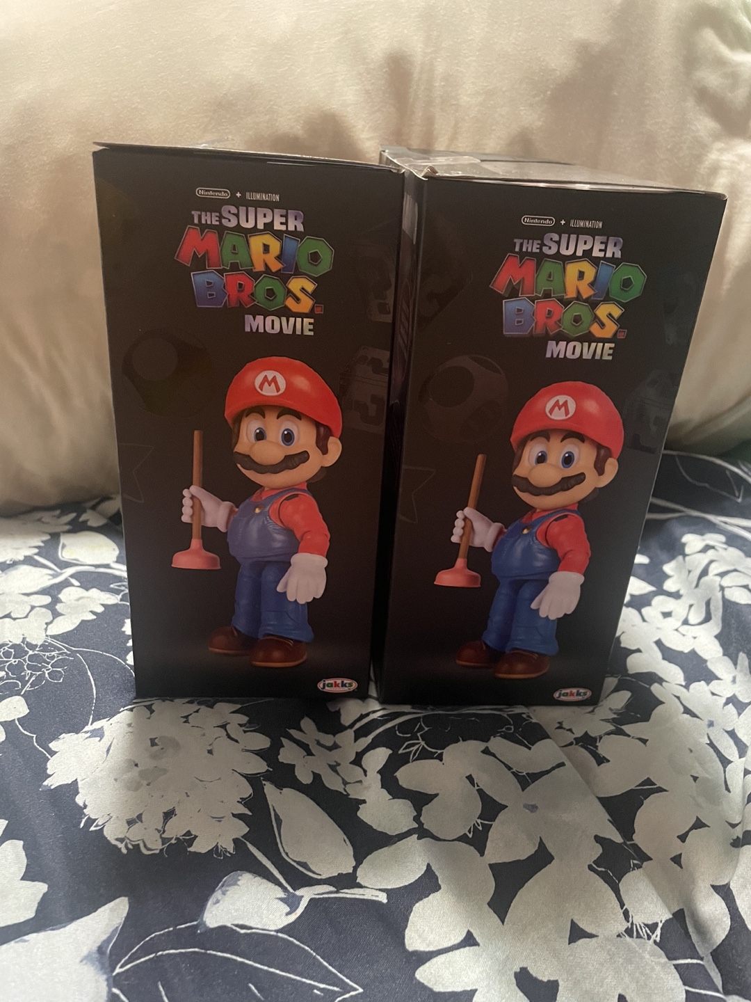 Two Jakks Pacific Super Mario Bros Movie Mario Figures - photo 3