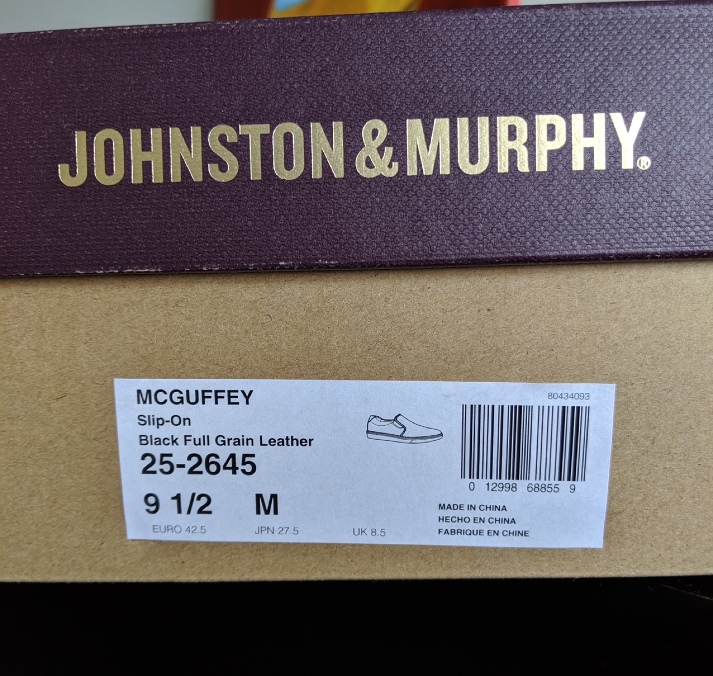 Johnston & Murphy Men's McGuffey Slip-On Shoes - Size 9 1/2 M - photo 3