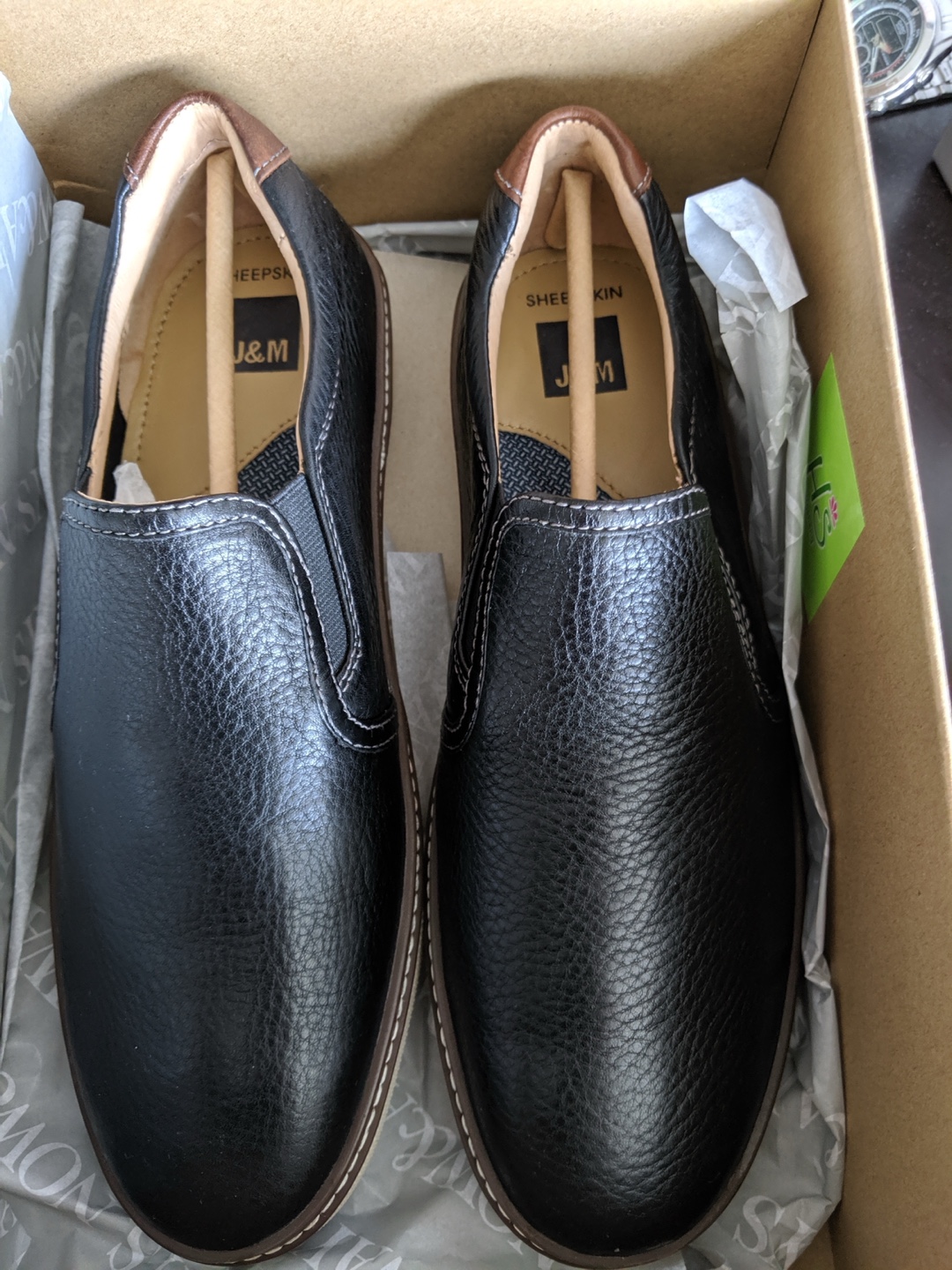 Johnston & Murphy Men's McGuffey Slip-On Shoes - Size 9 1/2 M