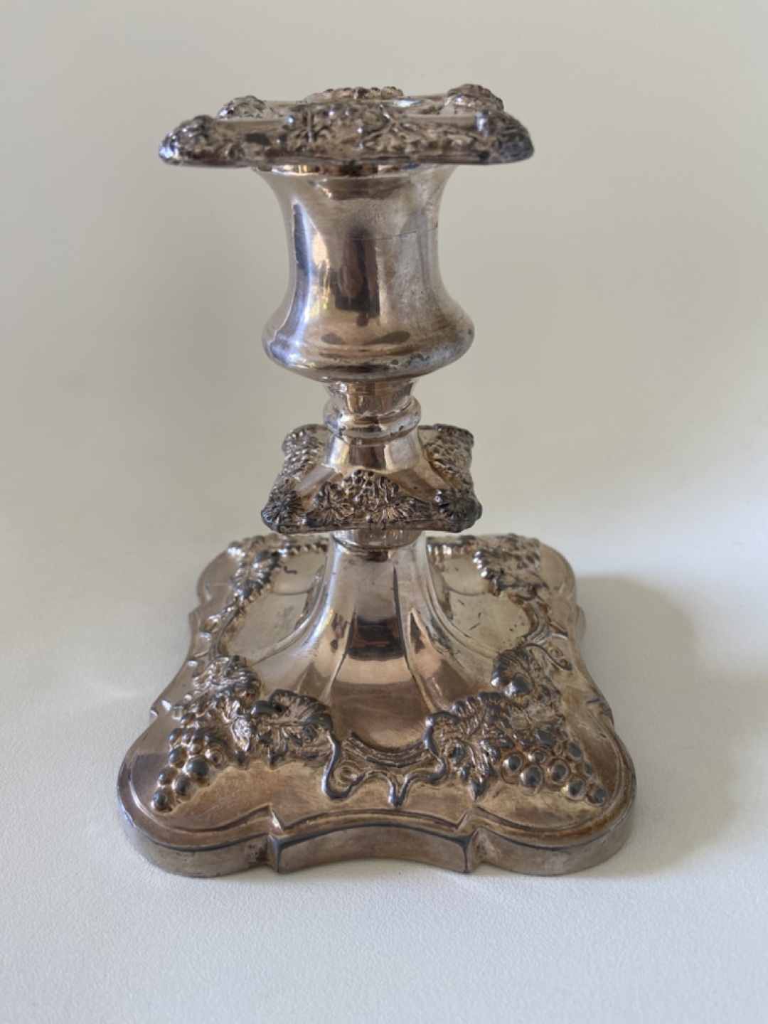 Vintage Silverplate Candlestick Holder - photo 2