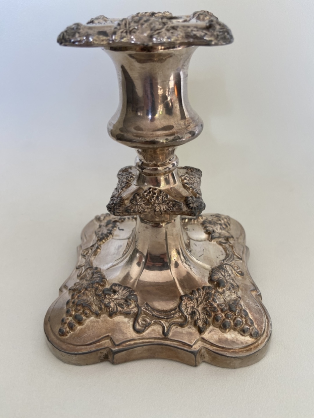 Vintage Silverplate Candlestick Holder - photo 3