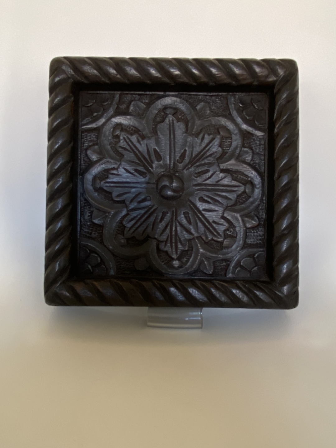 Intricate Carved Wooden Wall Hanging