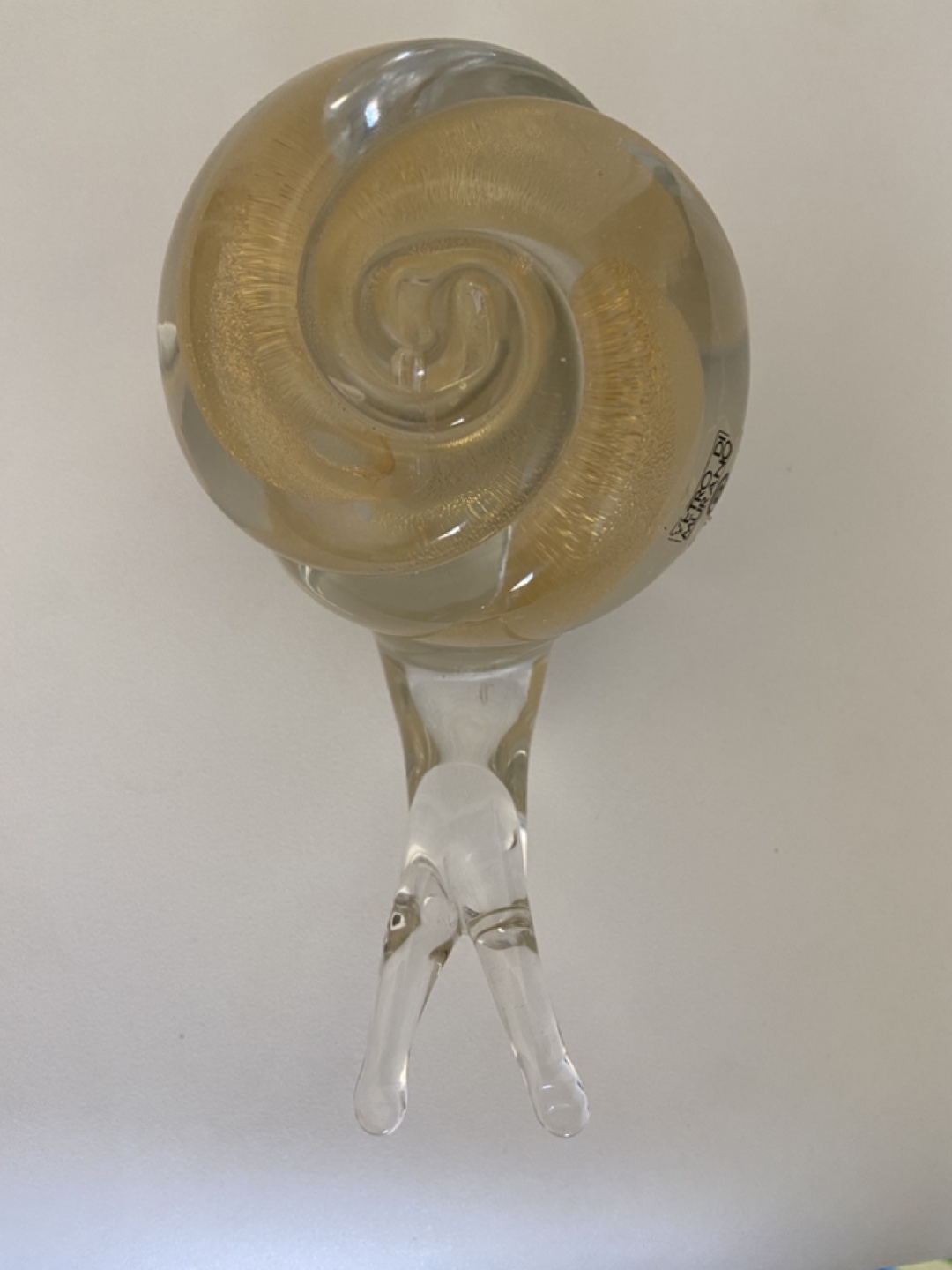 Vintage Murano Glass Snail Paperweight - photo 2