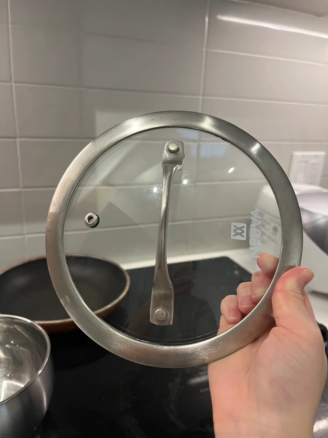 NEUVY Stainless Steel Saucepan with Lid image indicator(4)