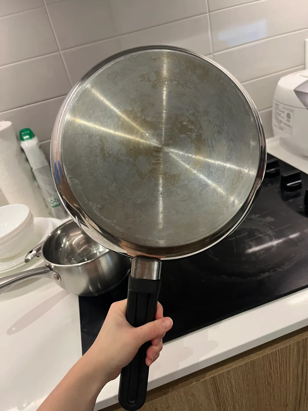 Stainless Steel Saucepan Set with Lid image indicator(3)