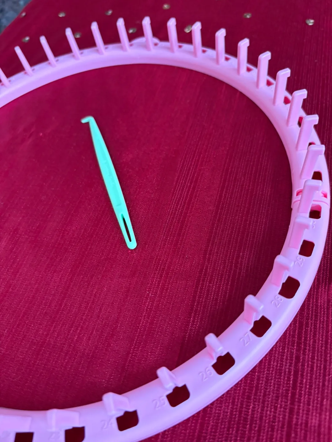 Knitting loop image indicator(2)