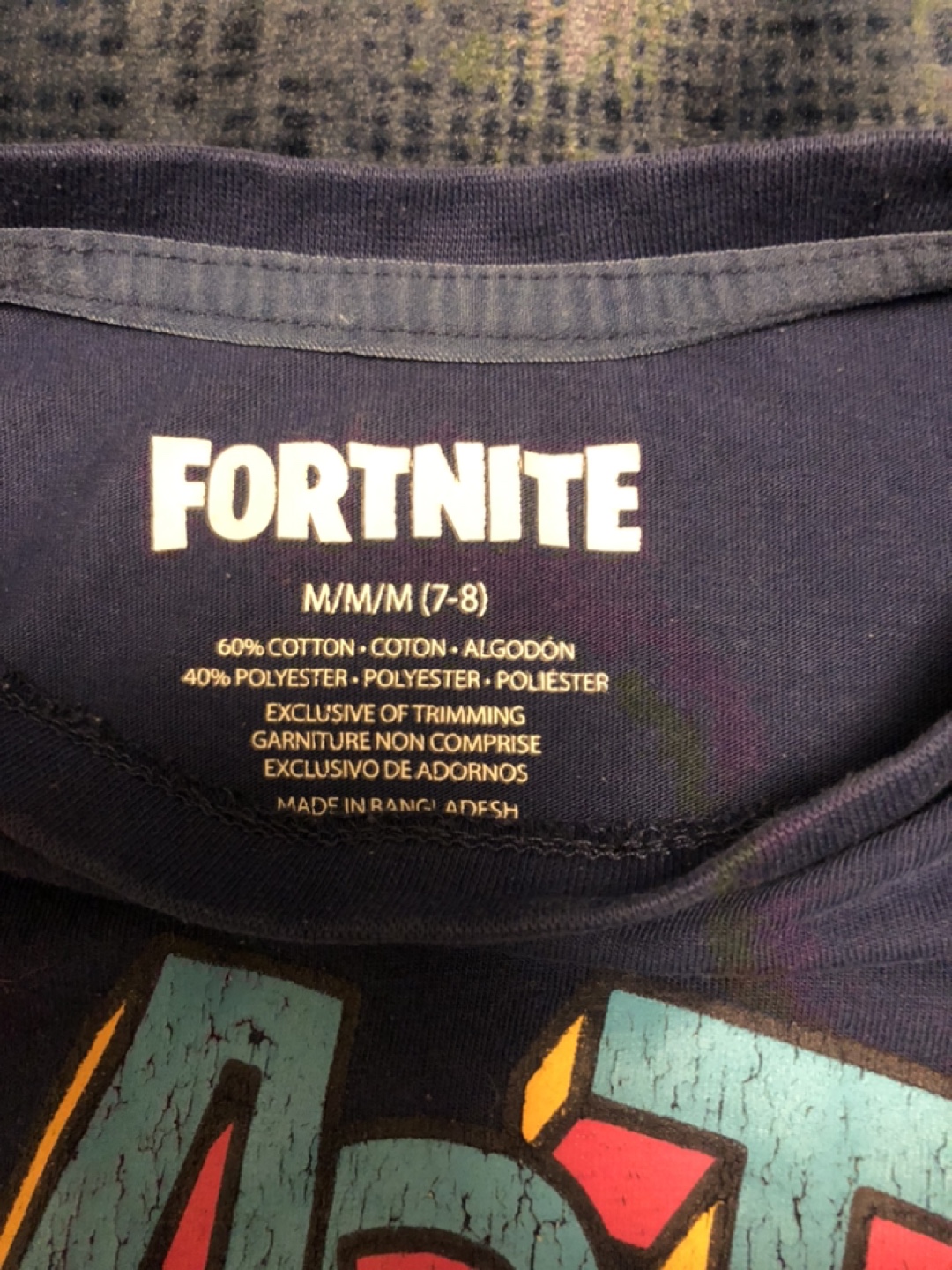 Fortnite Party T-Shirt Size M/M (7-8) - photo 2