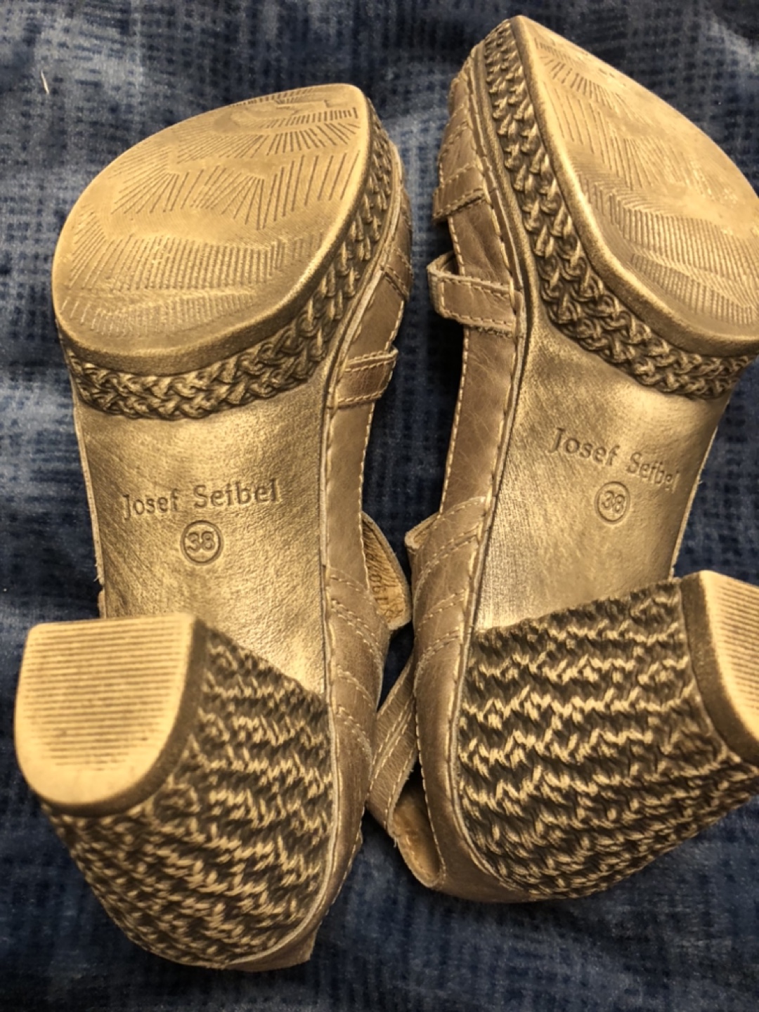 Josef Seibel Women's Leather Sandals, Size 38 - photo 3