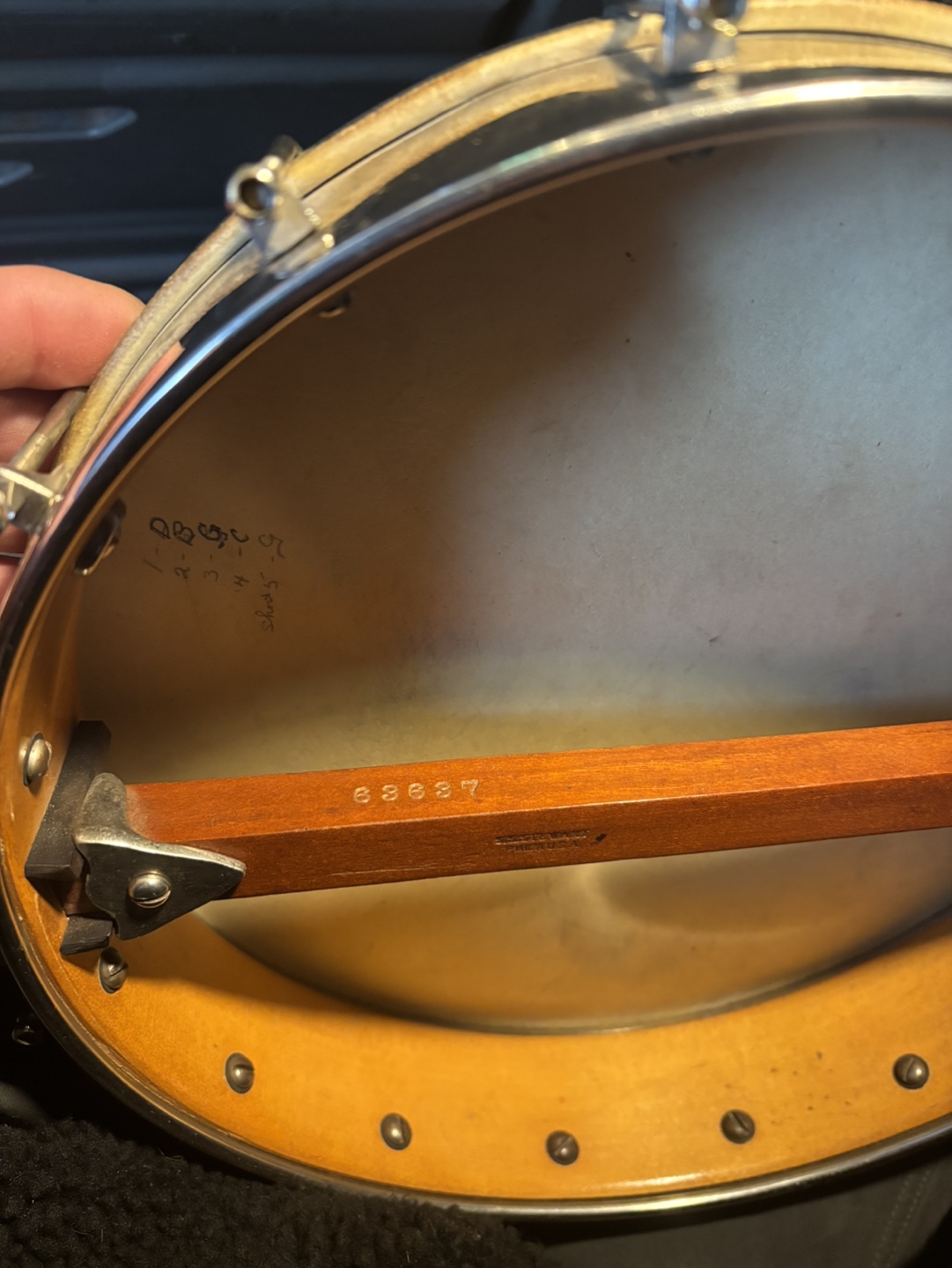 Vintage Harmony Tenor Banjo with Hard Case - photo 5