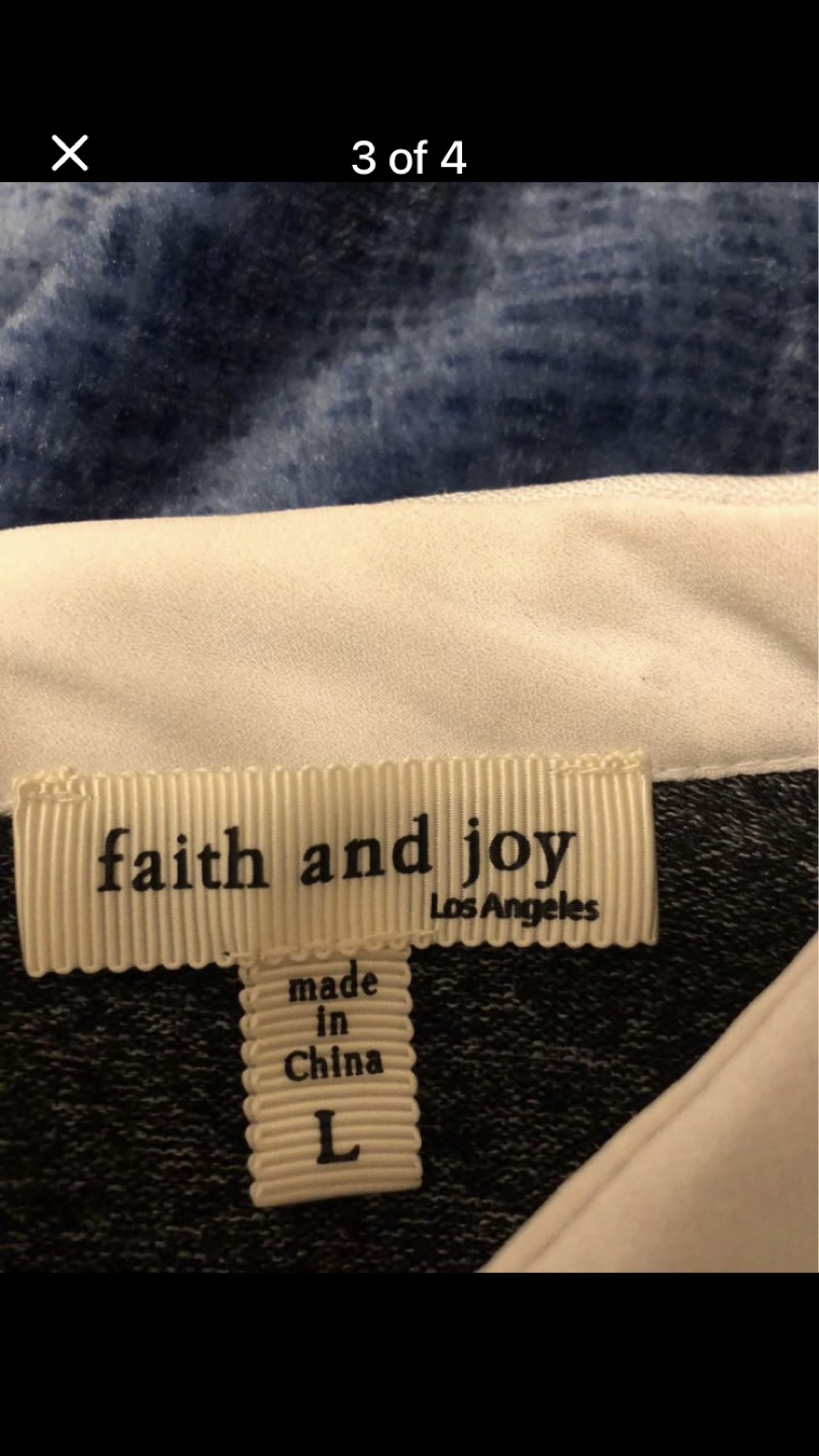 Faith and Joy embellished collar long sleeve blouse - photo 3