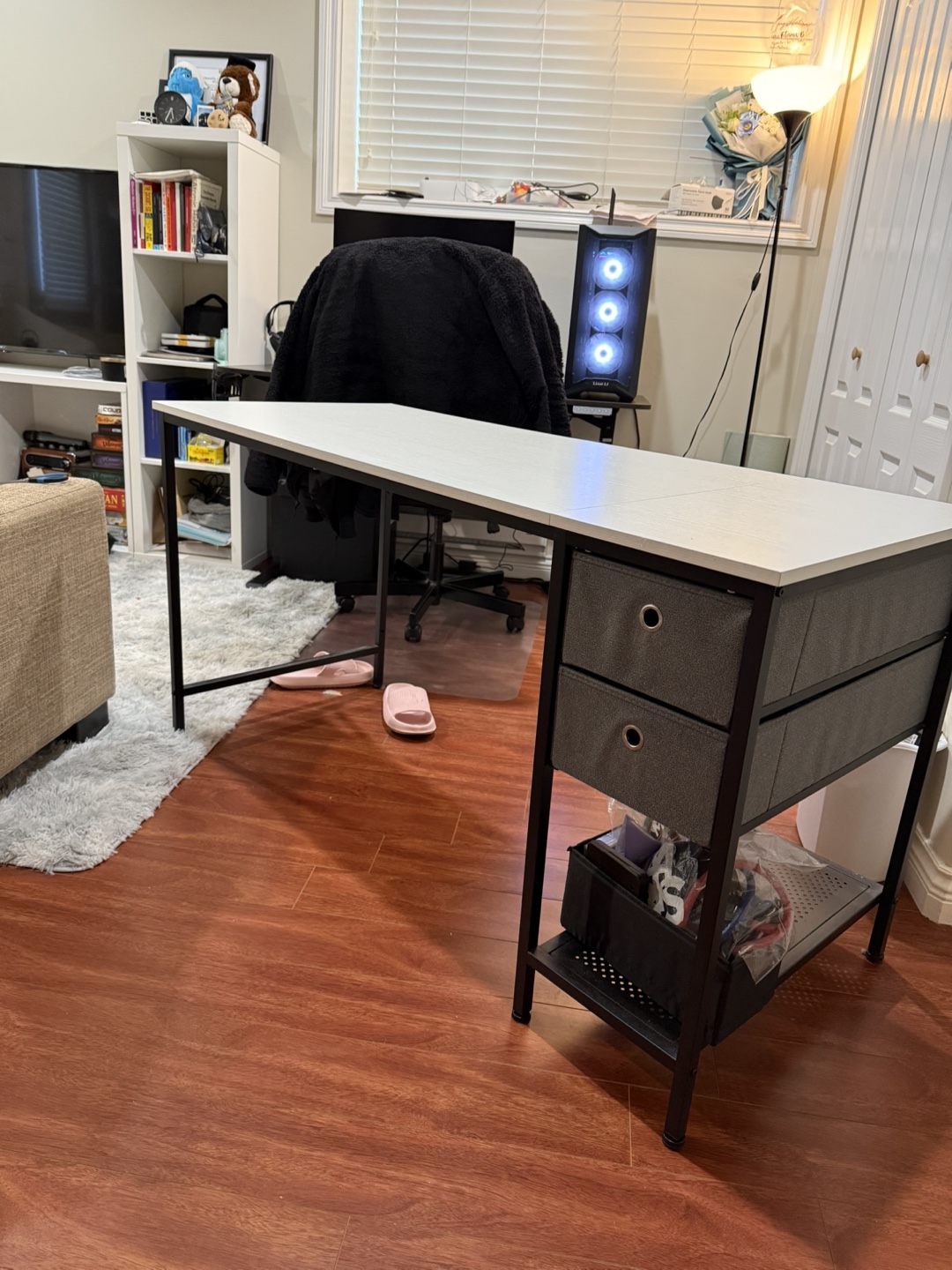 Cubiker Home Office Computer Desk with Drawers - photo 2