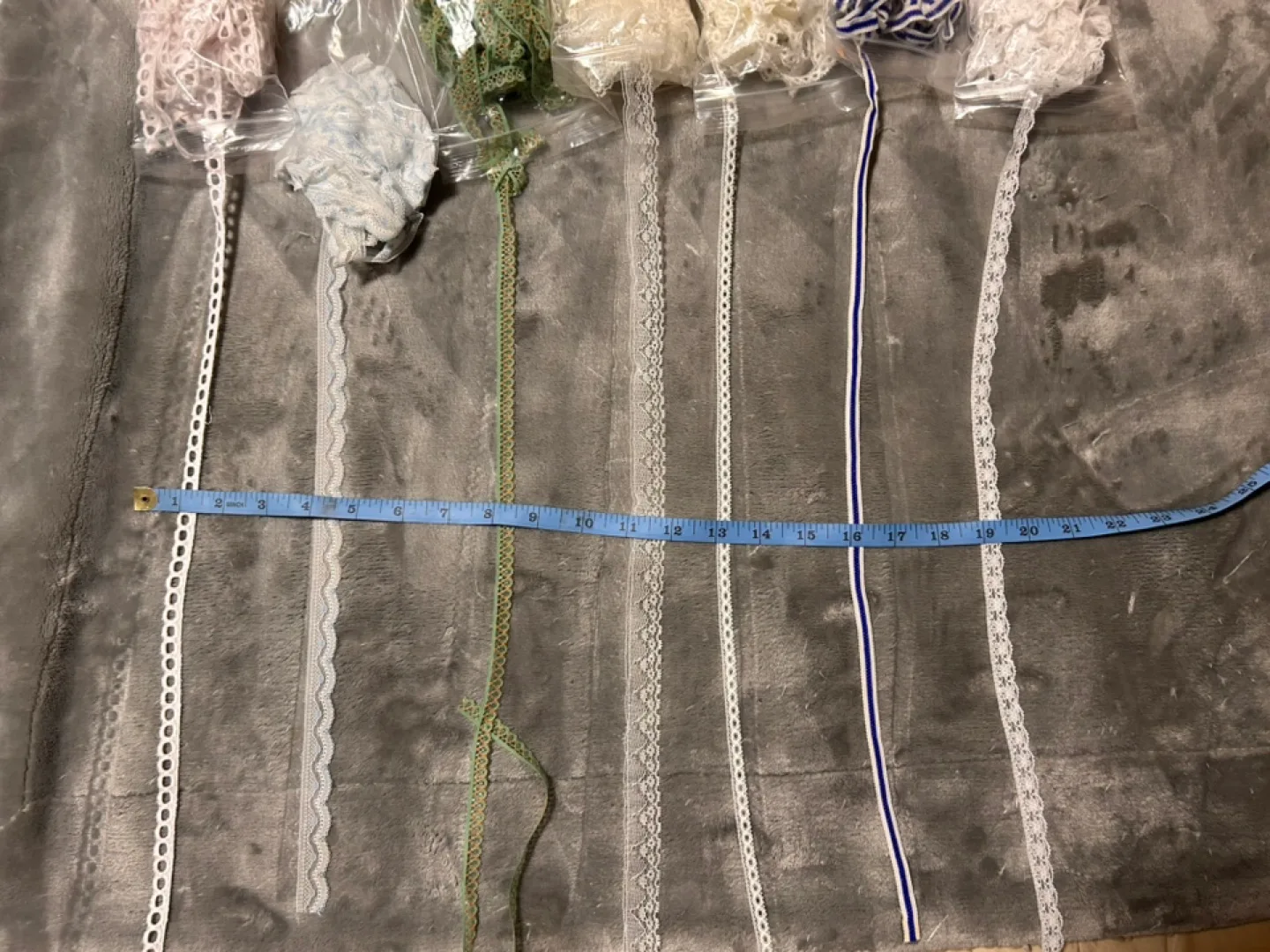 Lot of Seven Decorative Lace Trims image indicator(5)