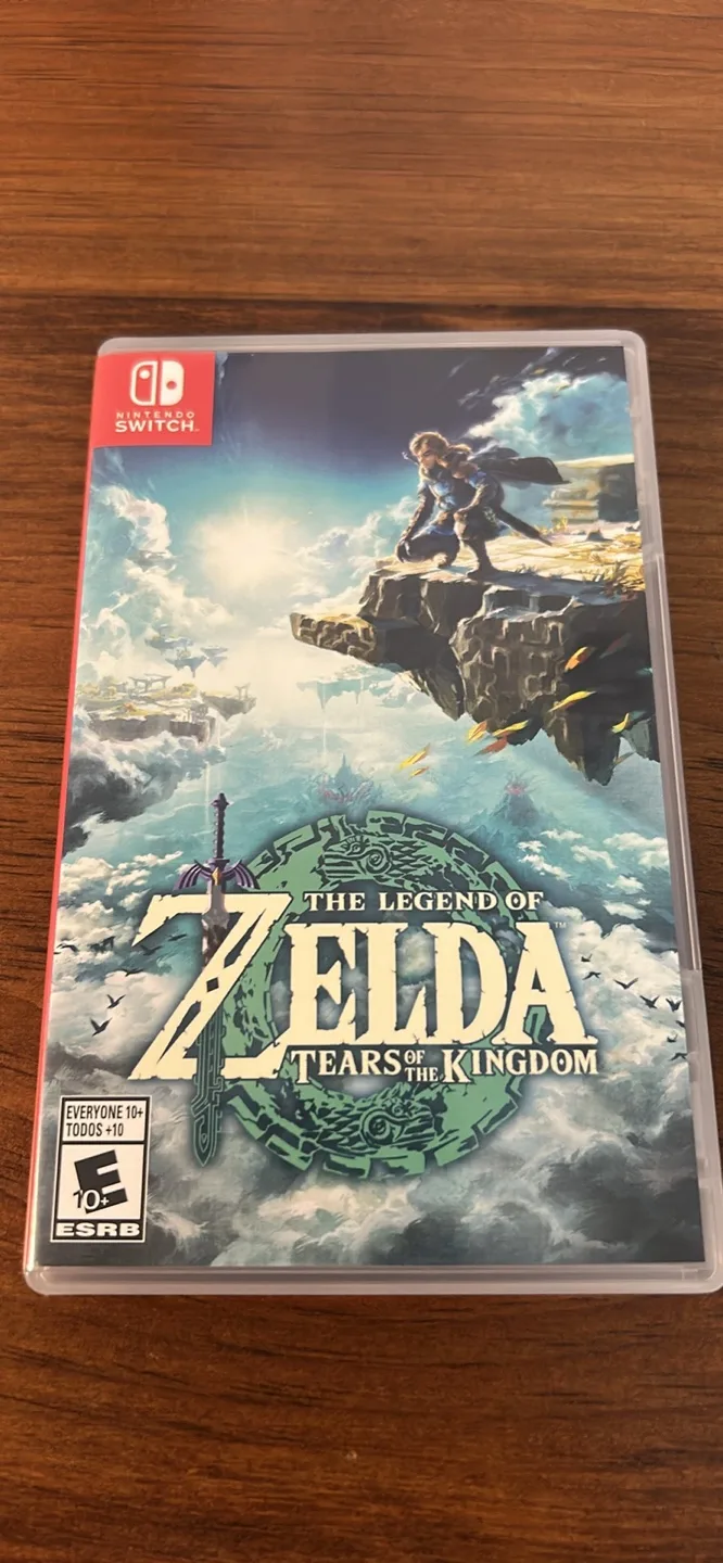 The legend of Zelda - tears of the kingdom - switch game thumbnail