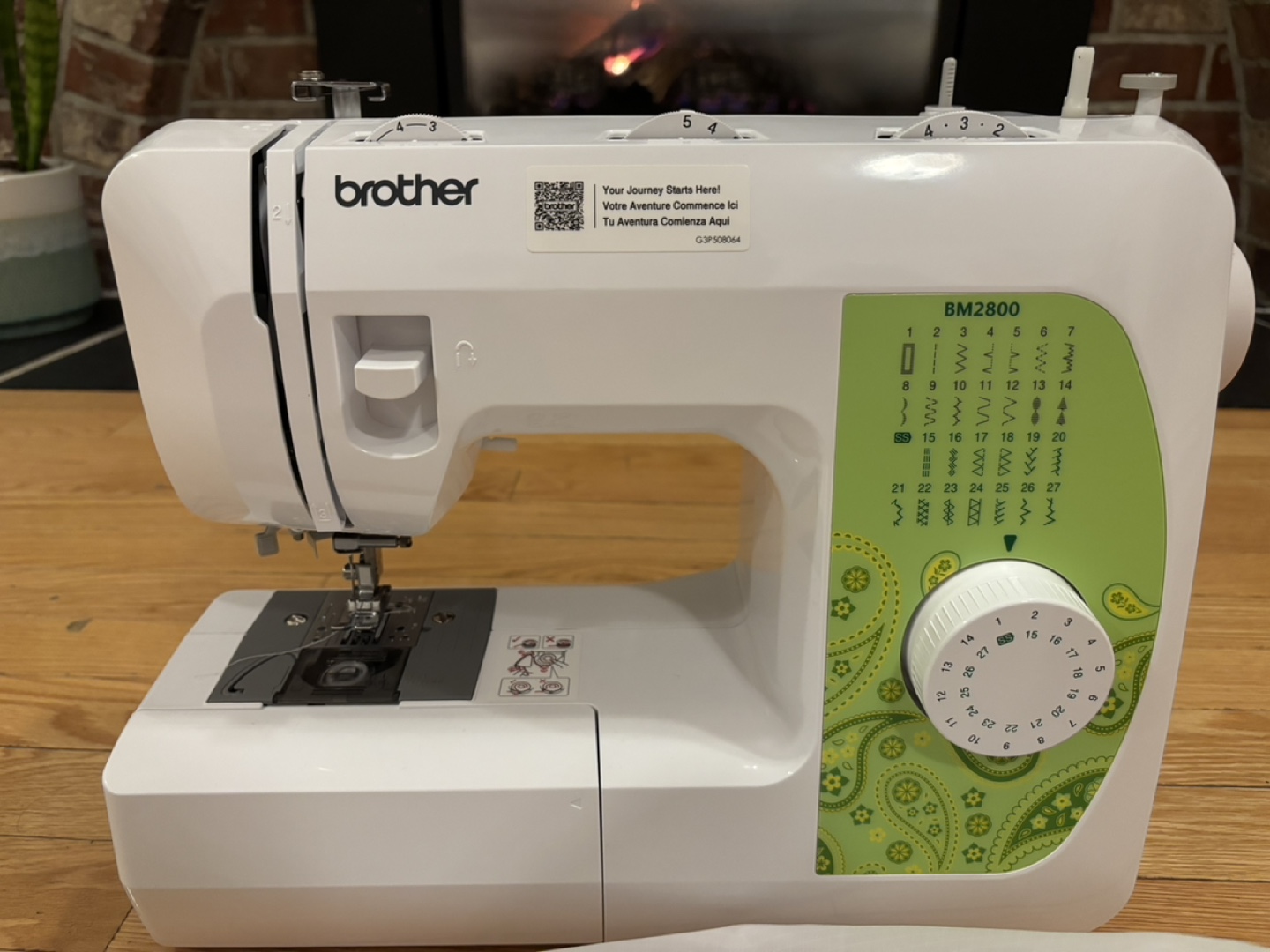 Brother Sewing machine and fabrics