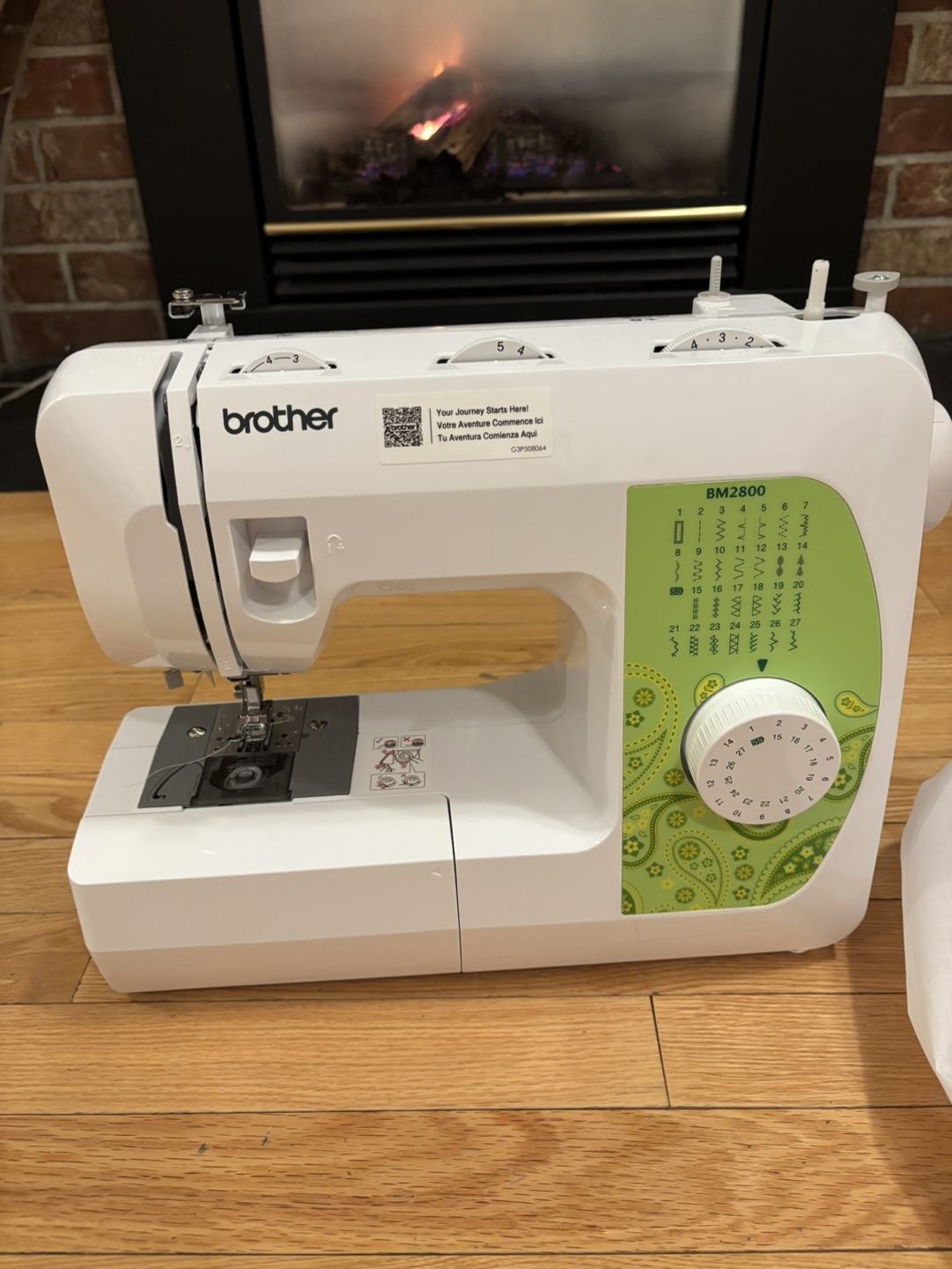 Brother Sewing machine and fabrics - photo 2