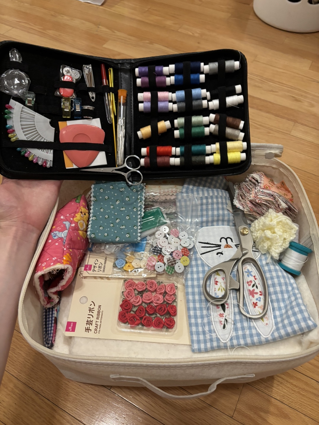 Brother Sewing machine and fabrics - photo 5