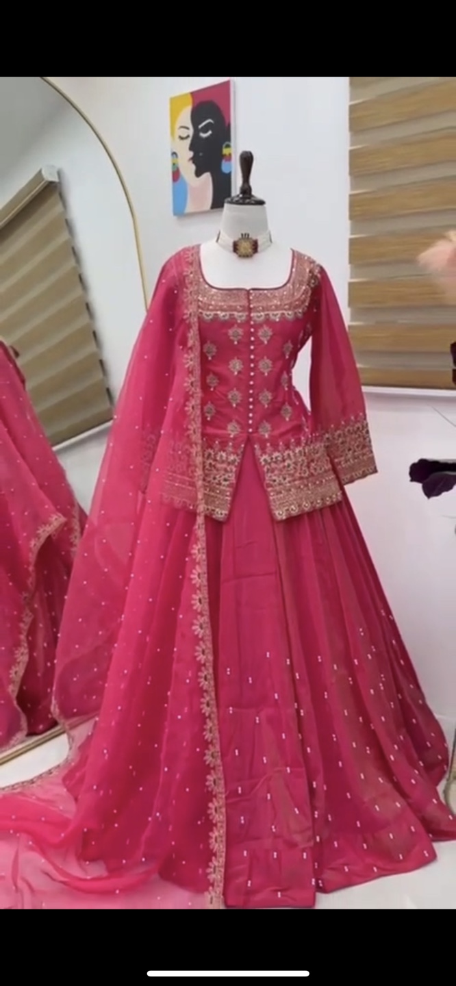 Gorgeous Pink Pakistani Bridal Dress