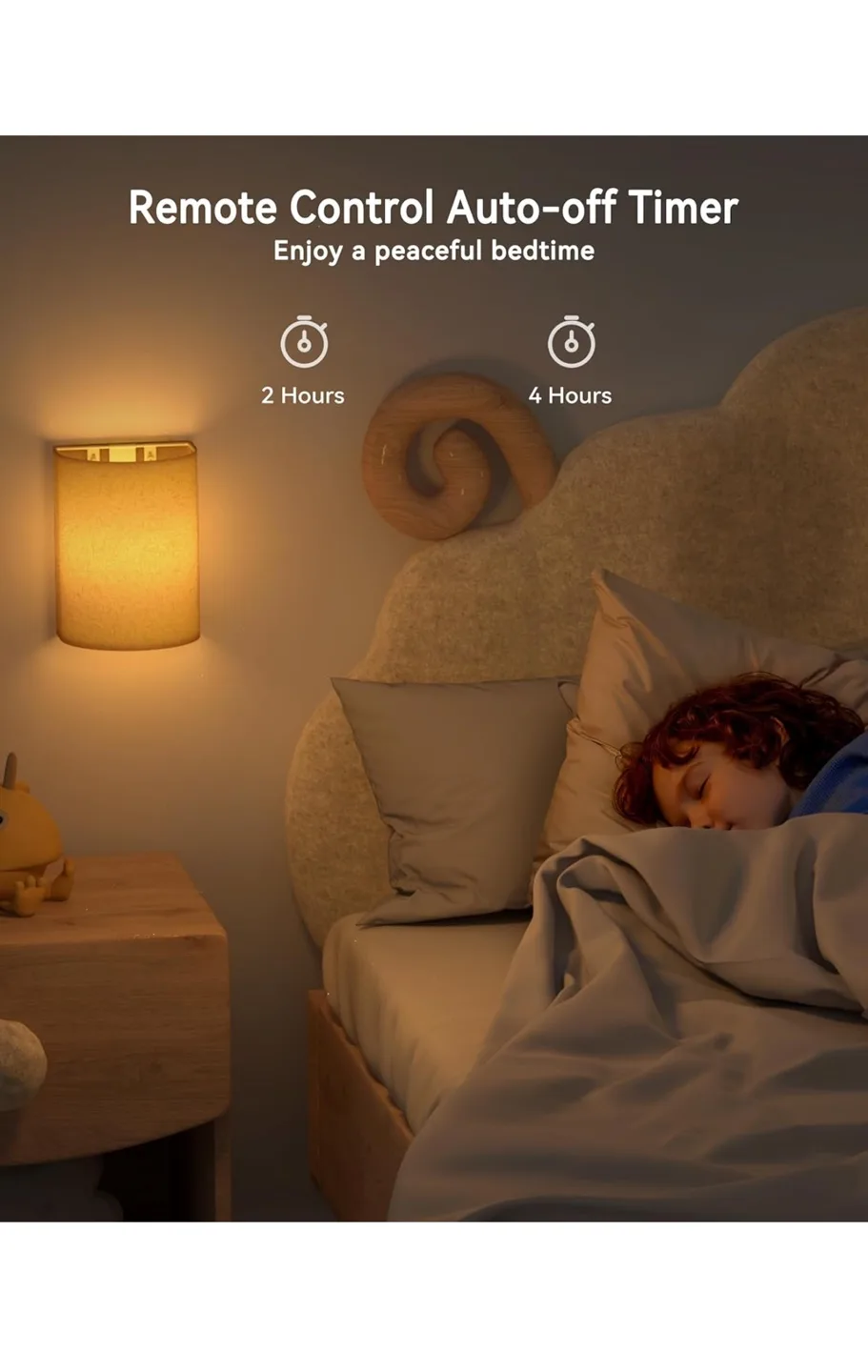 Cordless Wall Sconce with Remote & Timer image indicator(3)