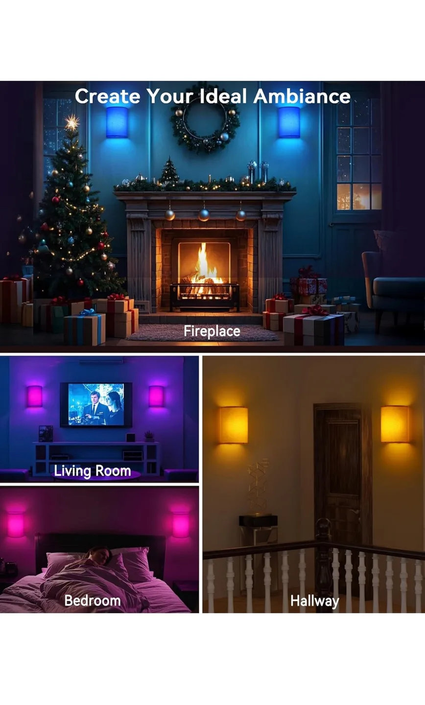 Cordless Wall Sconce with Remote & Timer image indicator(6)