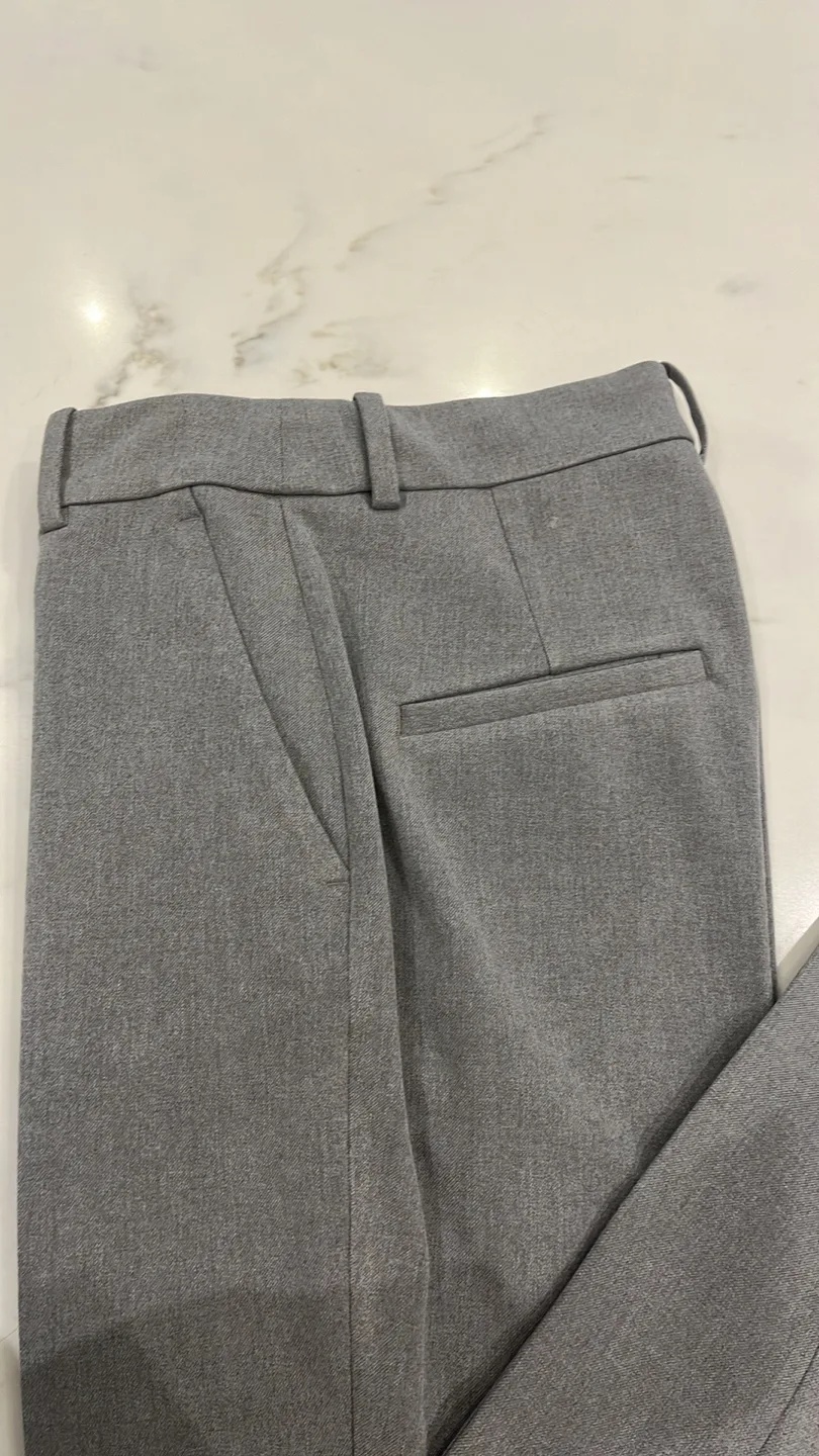 Women's Grey Ankle Pants - Size 4 image indicator(2)