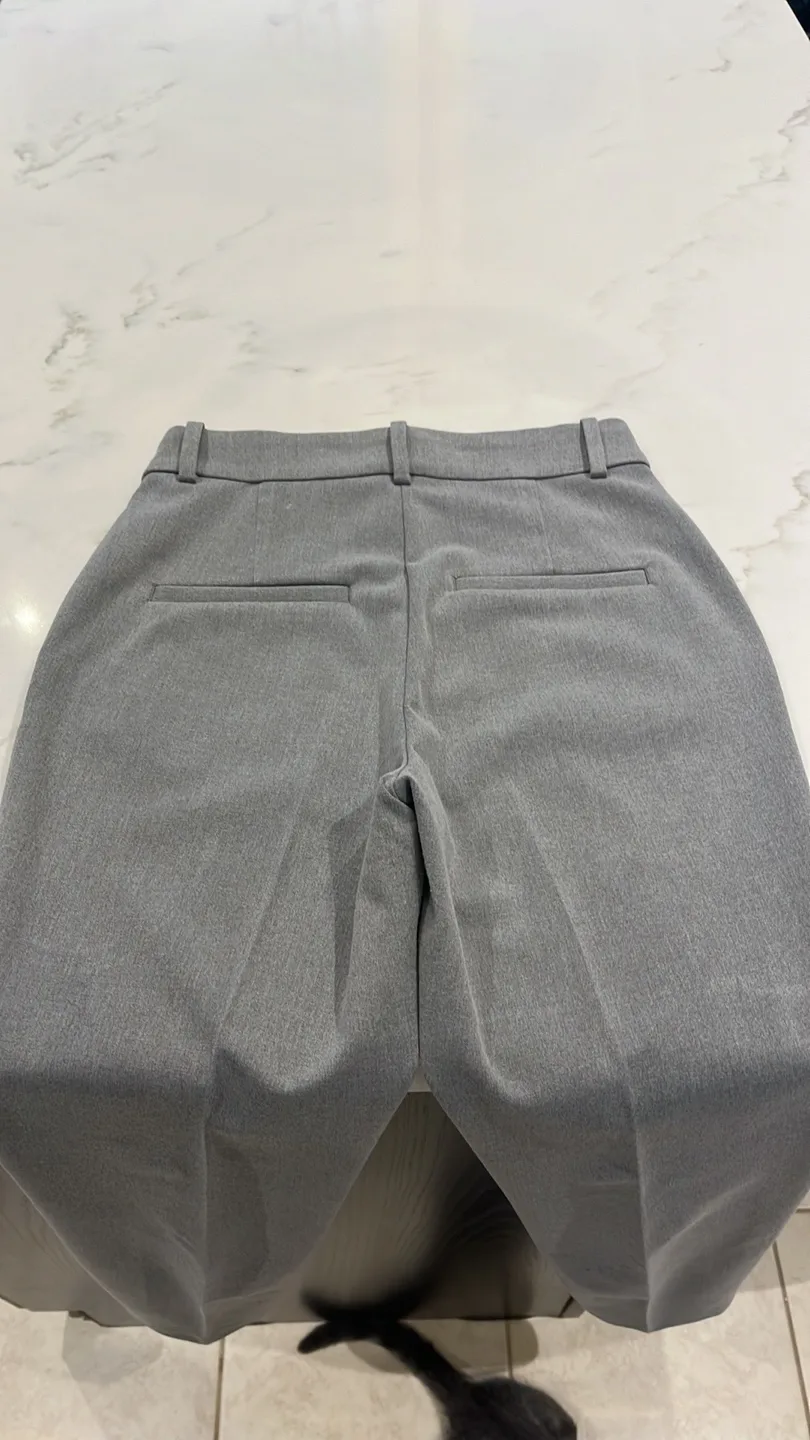 Women's Grey Ankle Pants - Size 4 image indicator(6)
