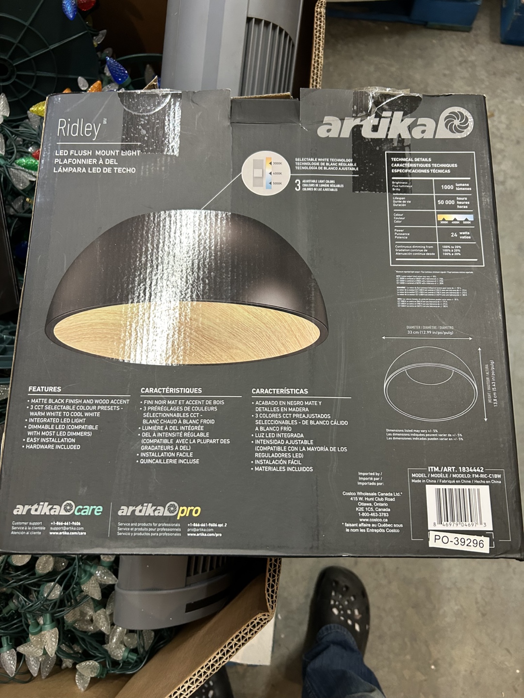 Artika Ridley LED Flush Mount Light - photo 2