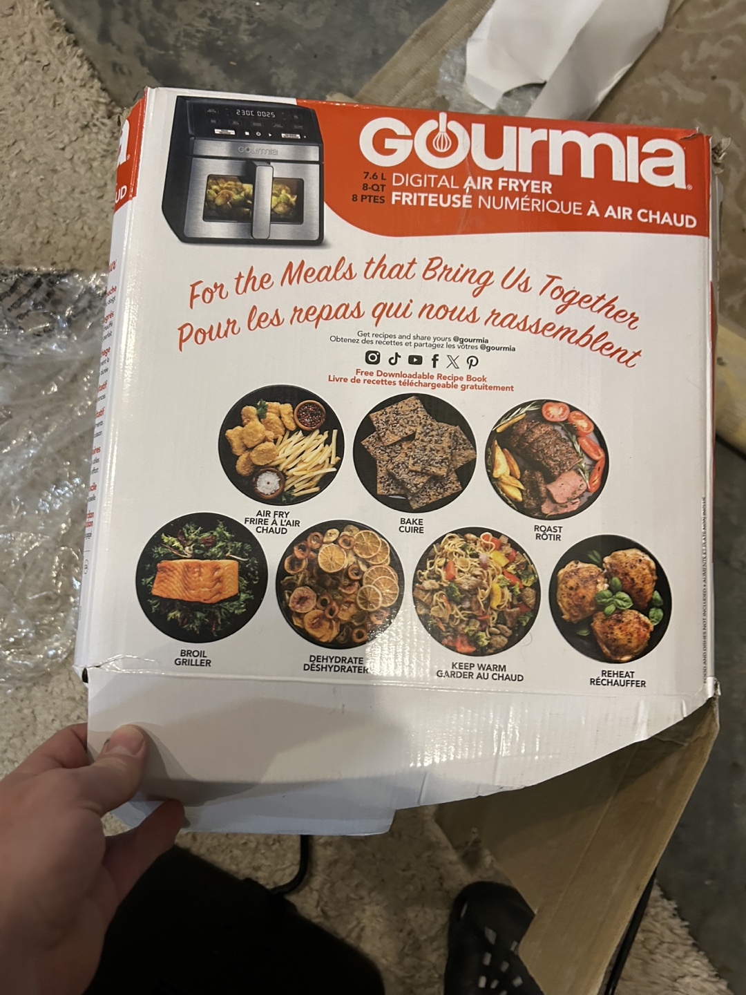 Gourmia 7.6-Quart Digital Air Fryer - photo 3