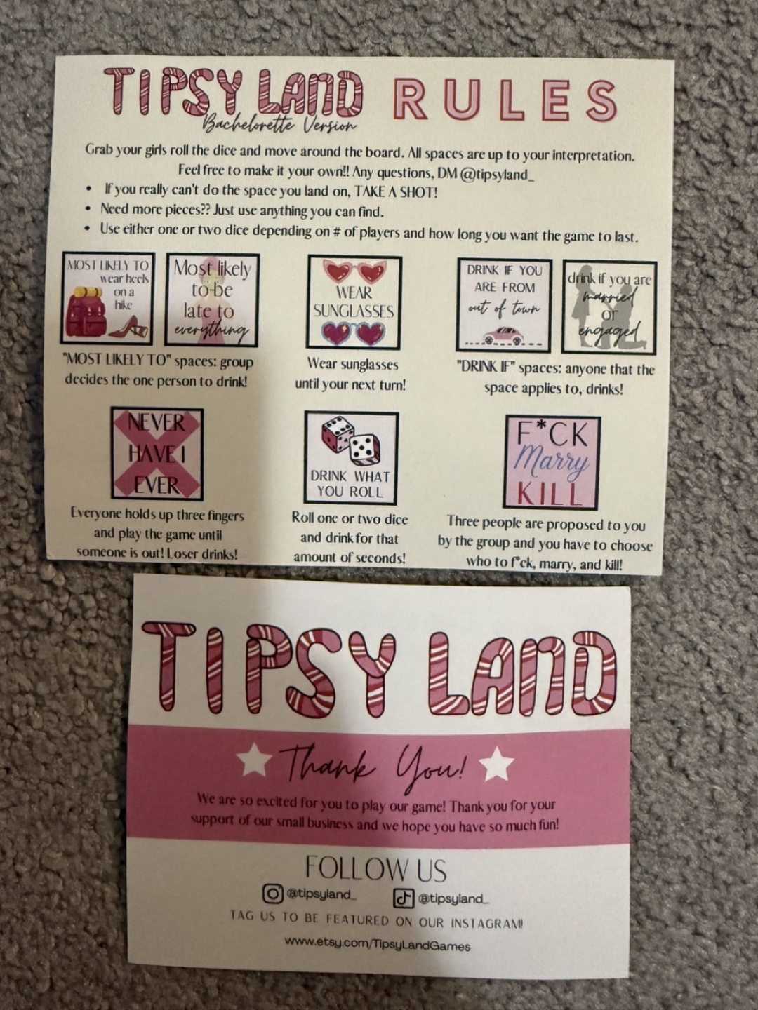 Tipsy Land Bachelorette Board Game! - photo 2