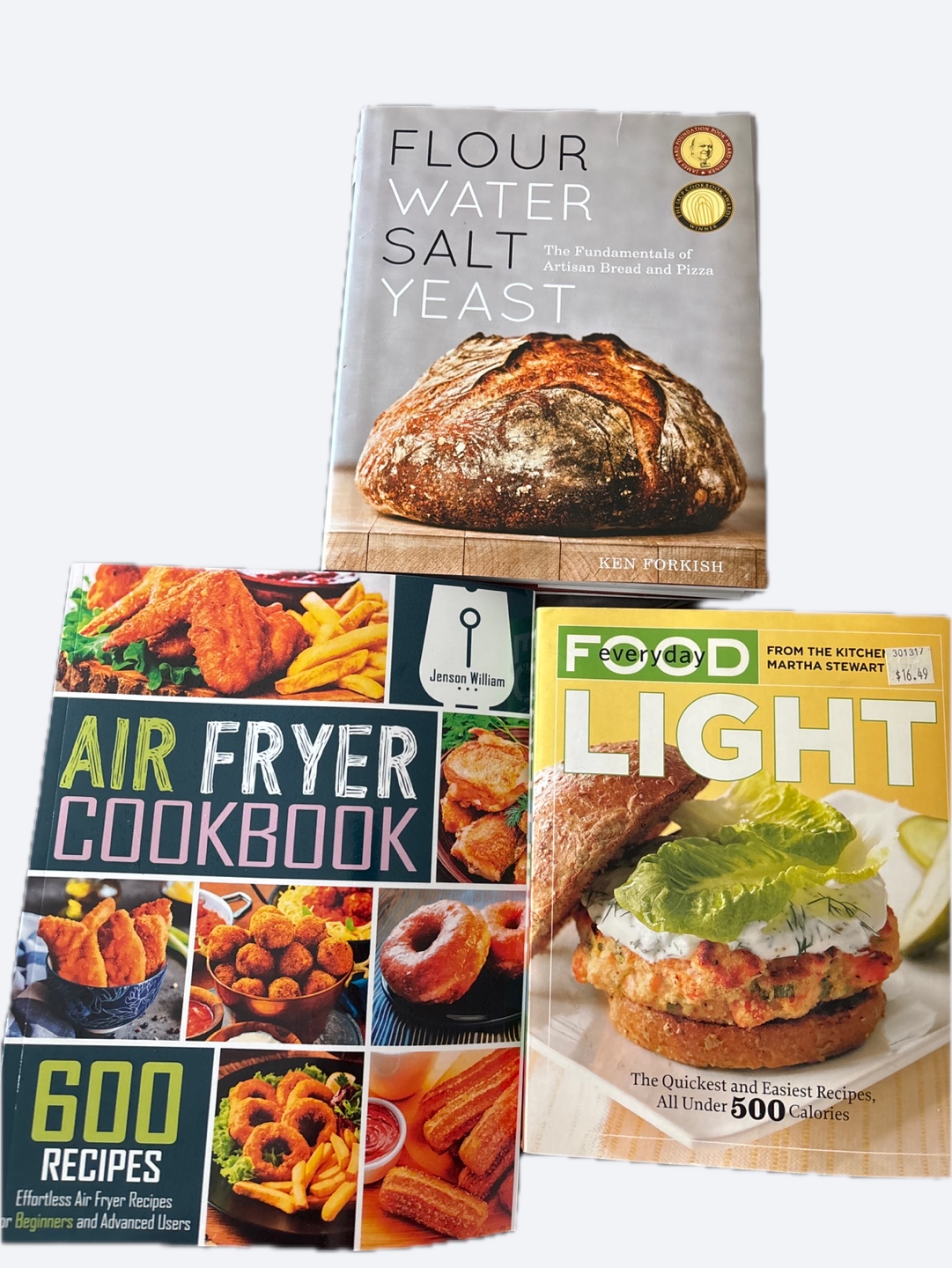 Cookbook Bundle: Bread/Pizza, Under 500 cal, Air Fryer