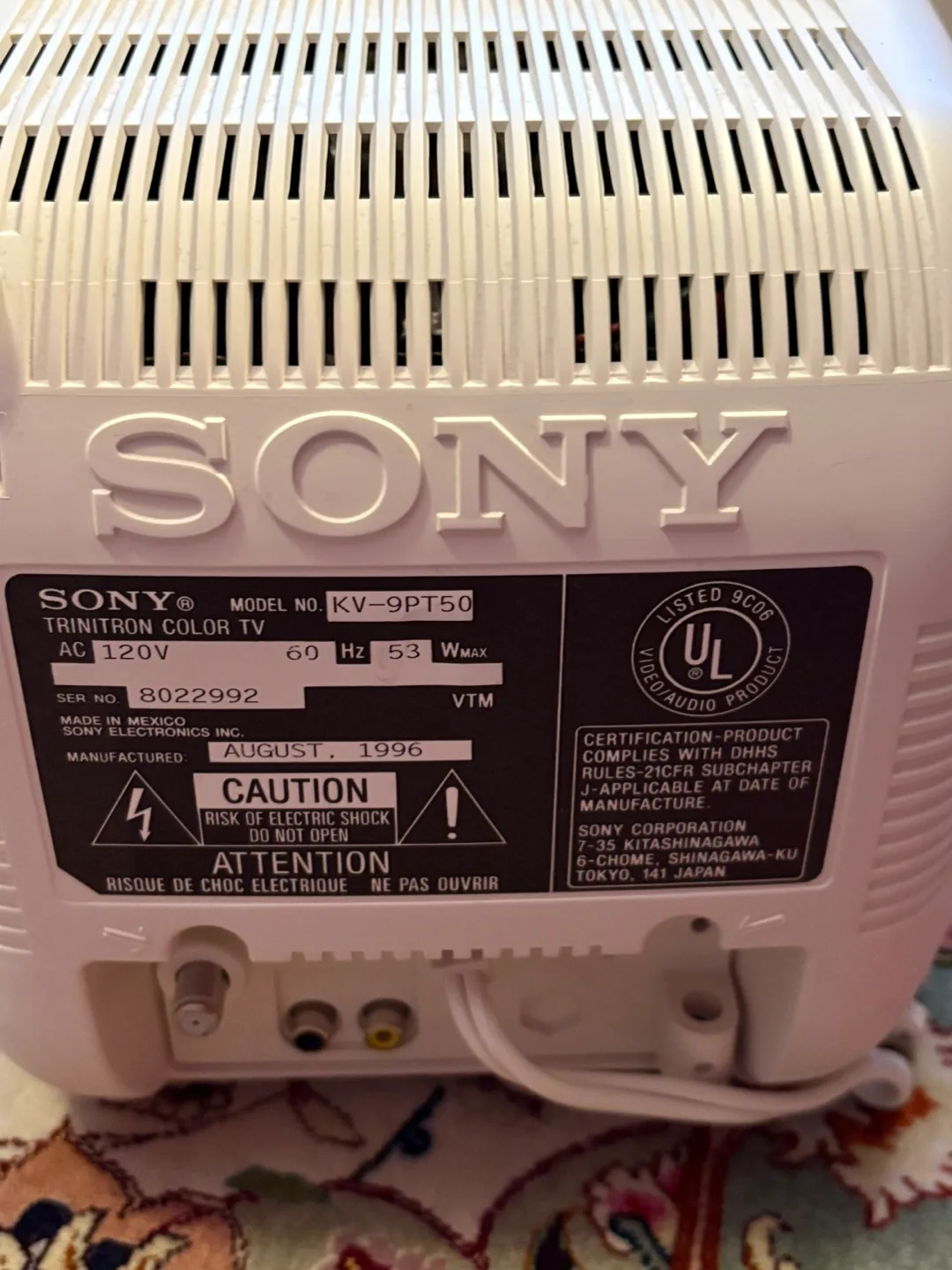 90s Sony tv! image indicator(3)