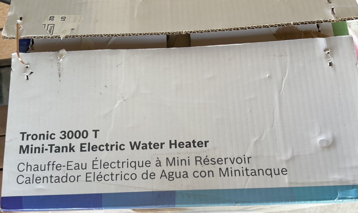 Tronic 3000T Mini-Tank Electric Water Heater - 4 Gallon