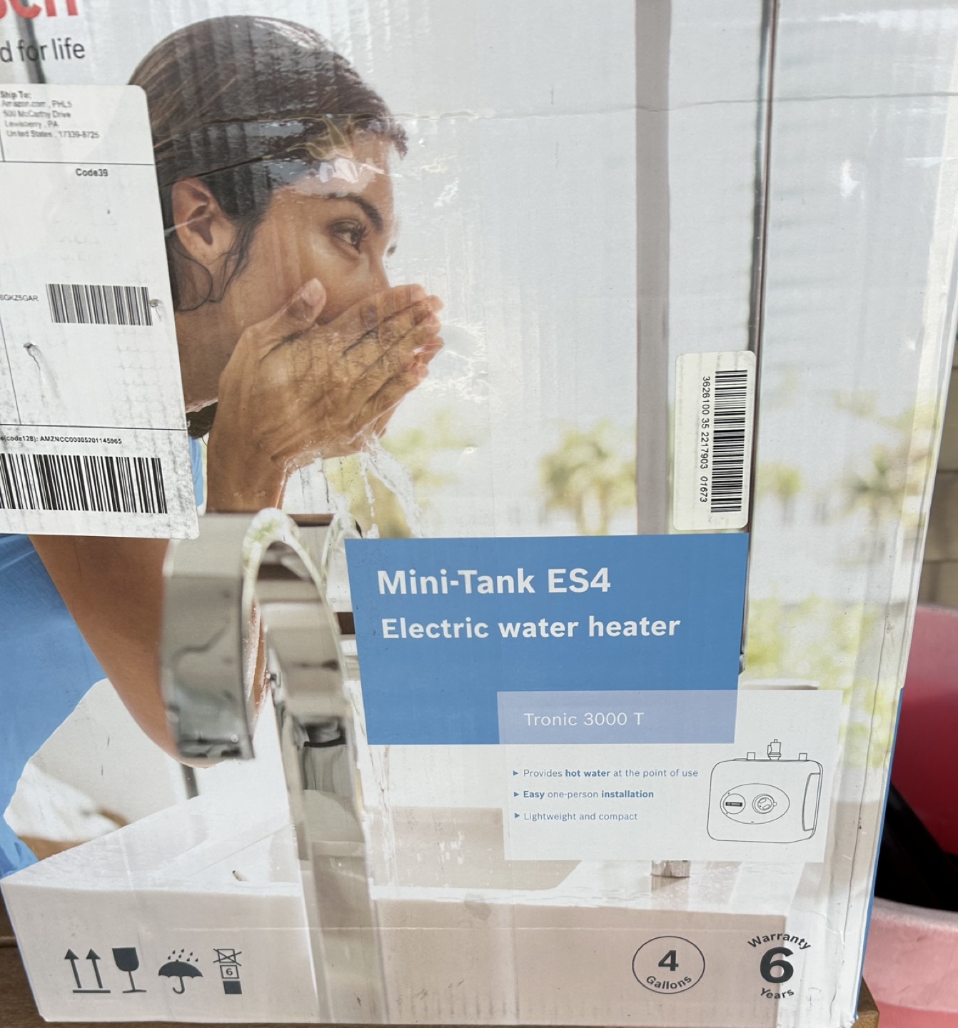Tronic 3000T Mini-Tank Electric Water Heater - 4 Gallon - photo 2